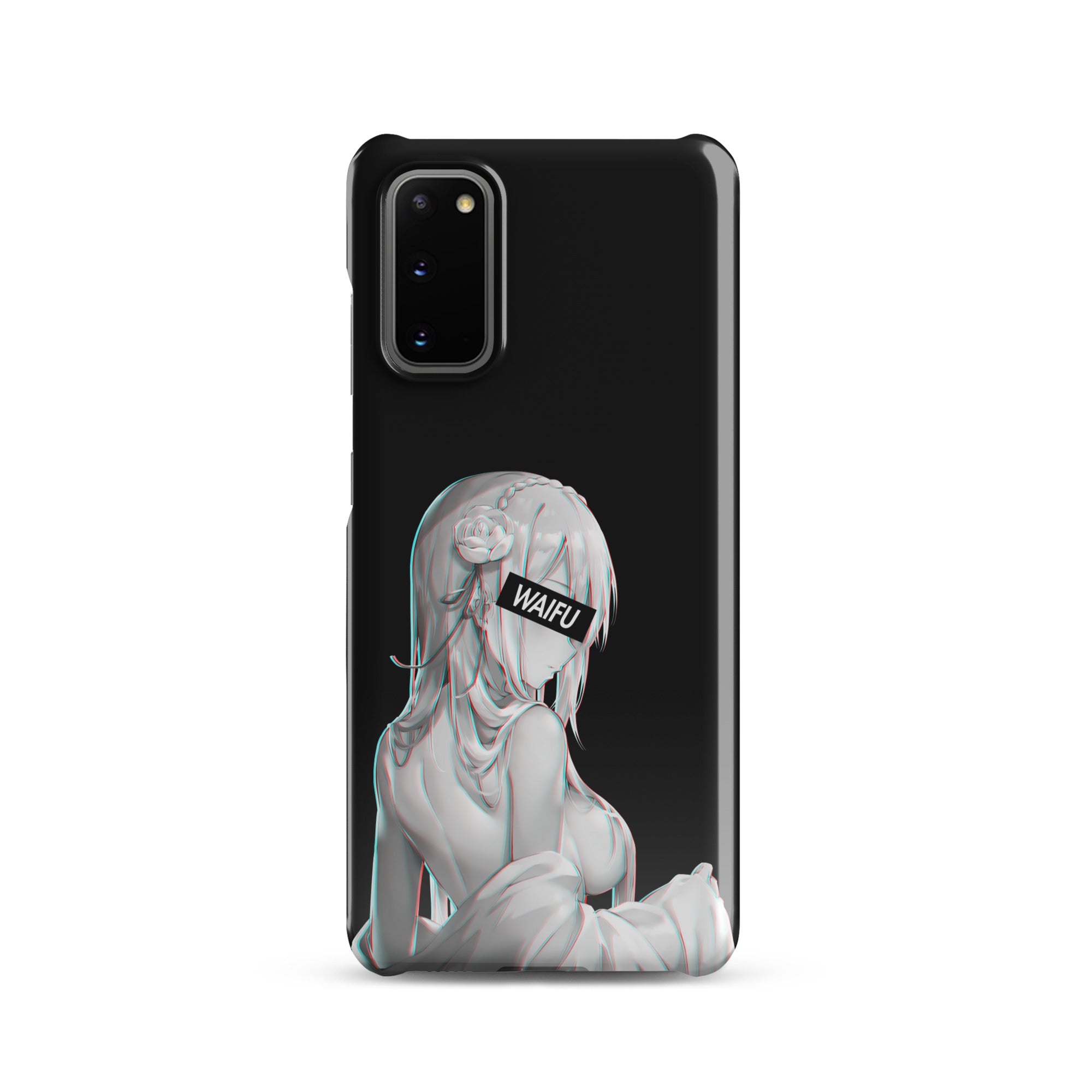 Emilia Waifu Material - Black Edition #001 Samsung Premium Case