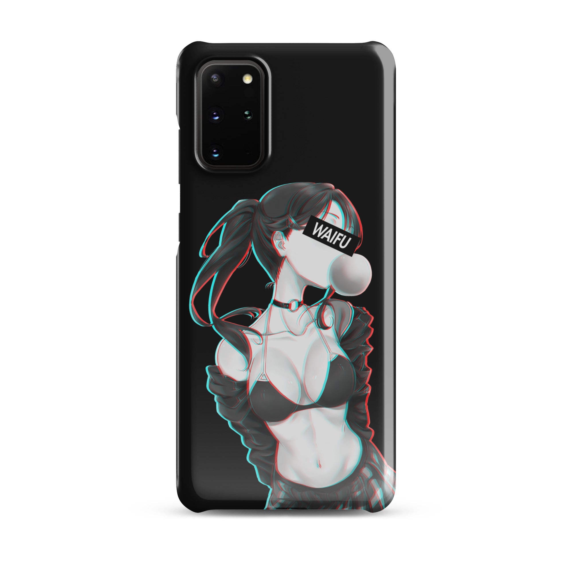 Cute Anime Girl Waifu Material - Black Edition #001 Samsung Premium Case