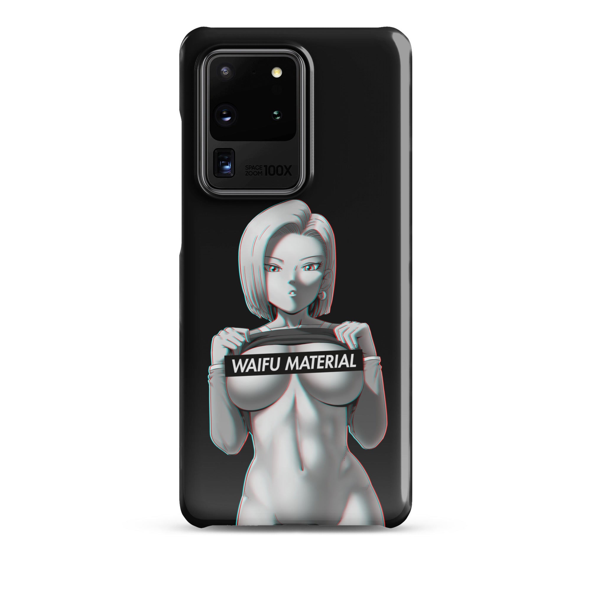 C18 Waifu Material - Black Edition #001 Samsung Premium Case