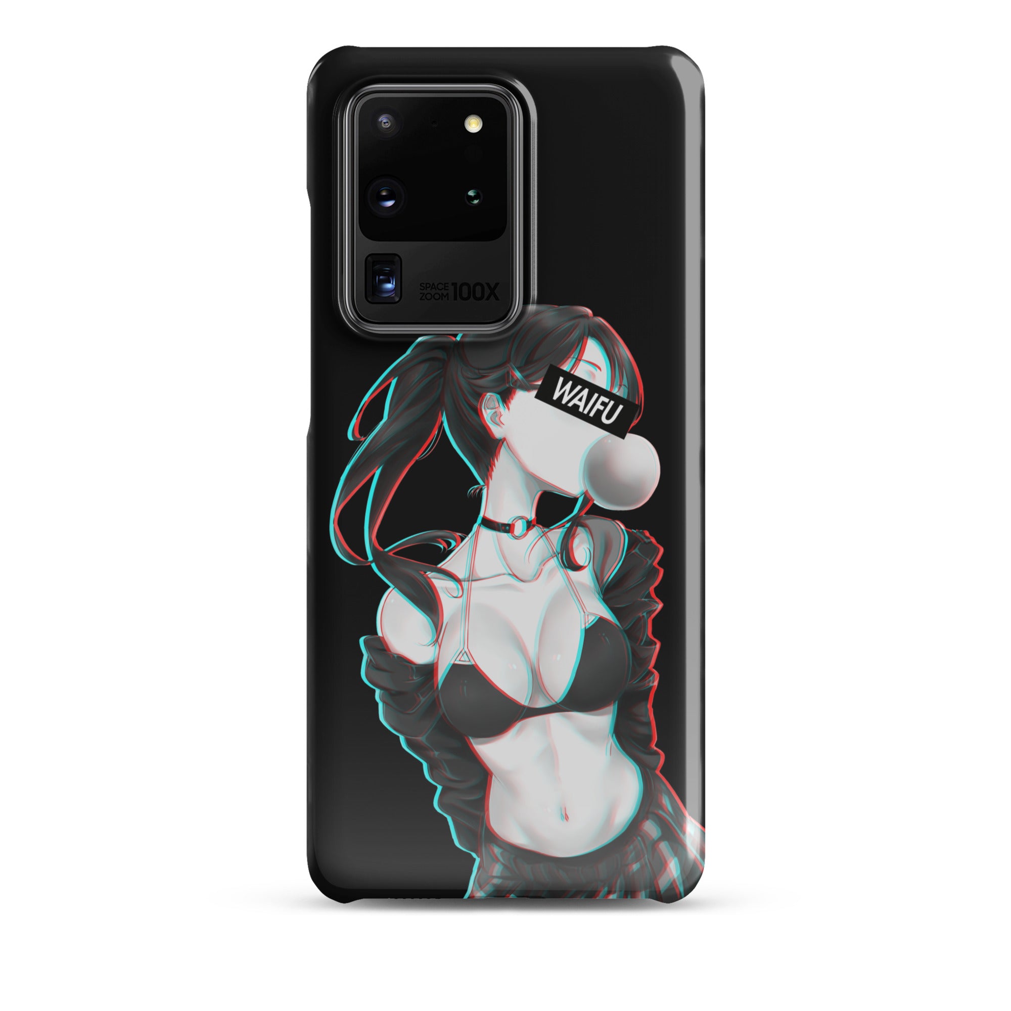Cute Anime Girl Waifu Material - Black Edition #001 Samsung Premium Case