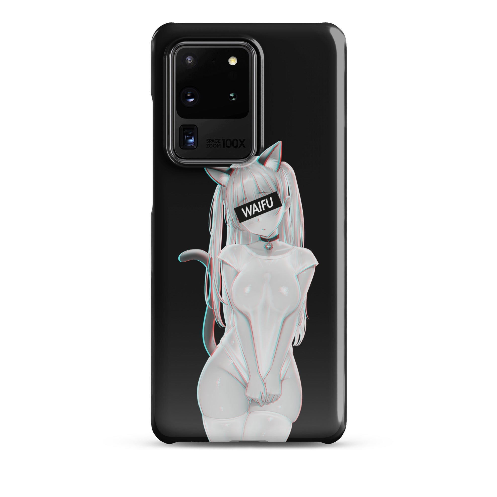 Cute Anime Girl Waifu Material - Black Edition #002 Samsung Premium Case