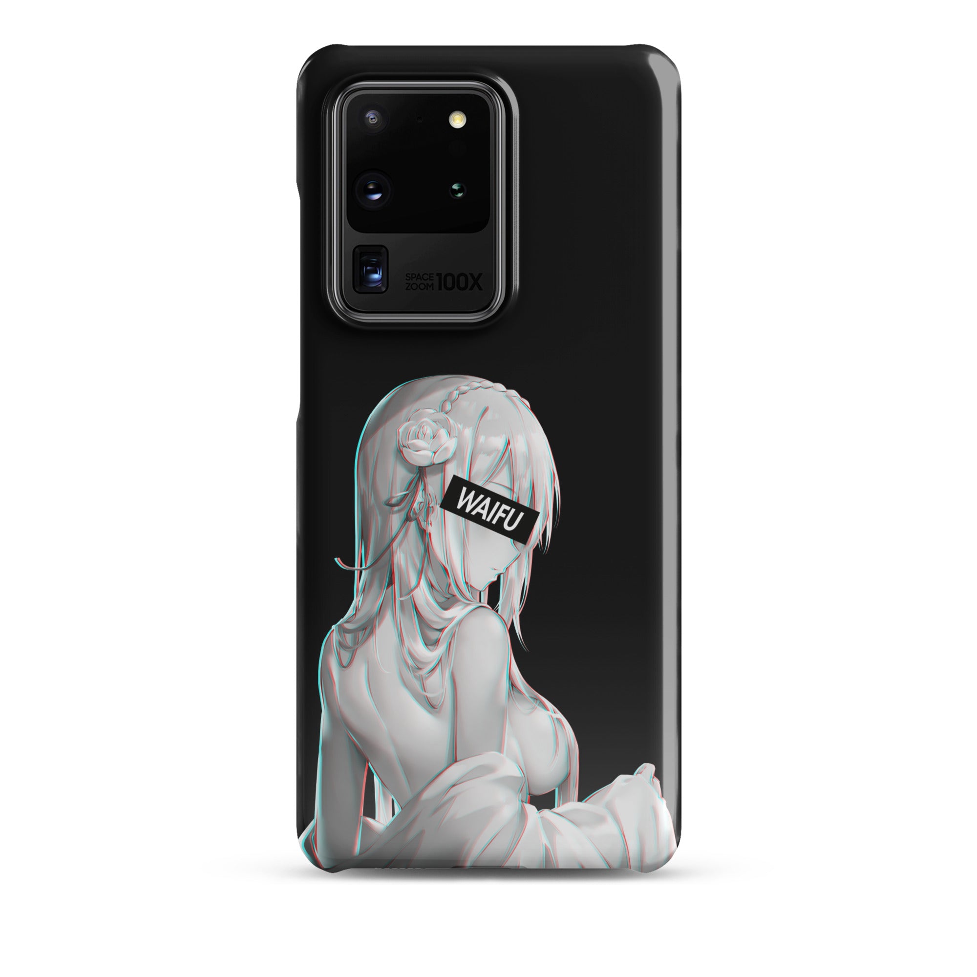 Emilia Waifu Material - Black Edition #001 Samsung Premium Case