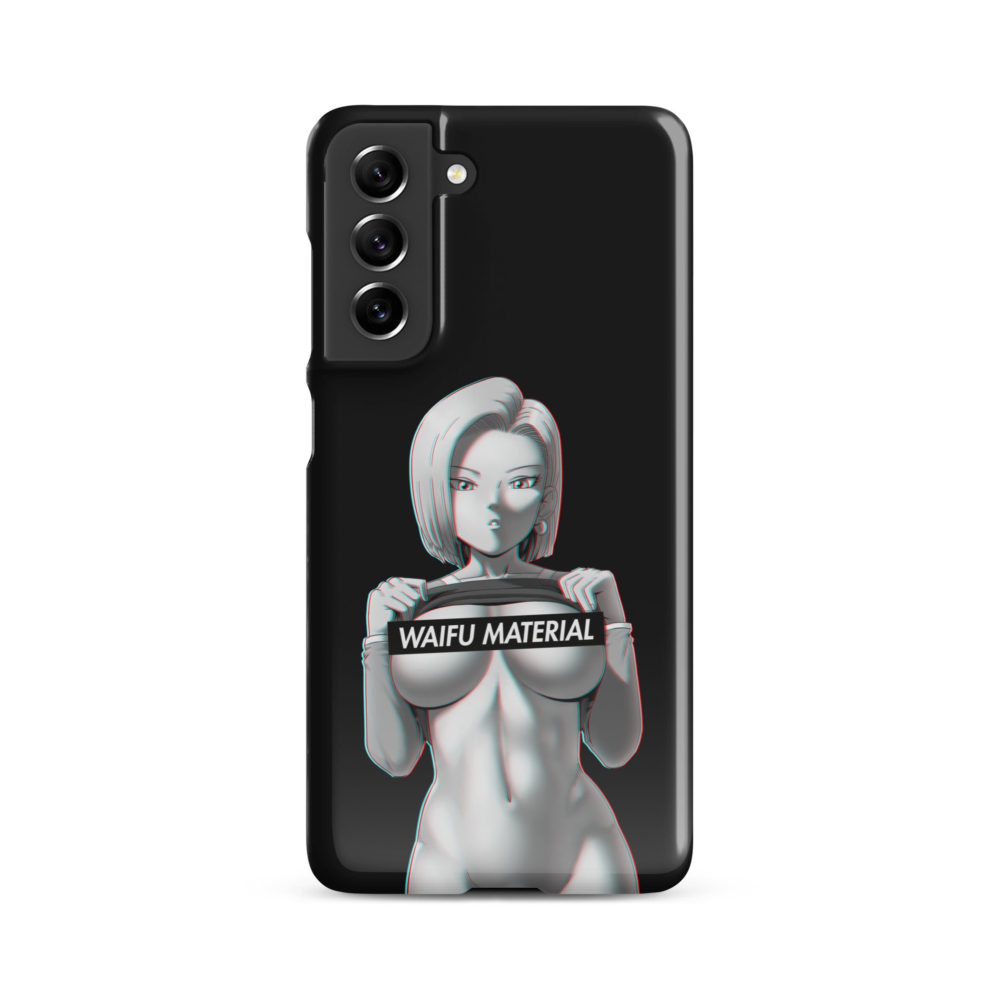 C18 Waifu Material - Black Edition #001 Samsung Premium Case