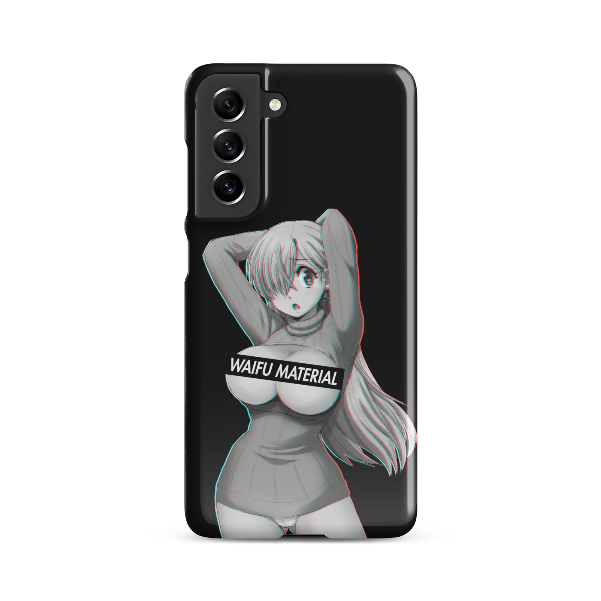 Elizabeth Waifu Material - Black Edition #001 Samsung Premium Case