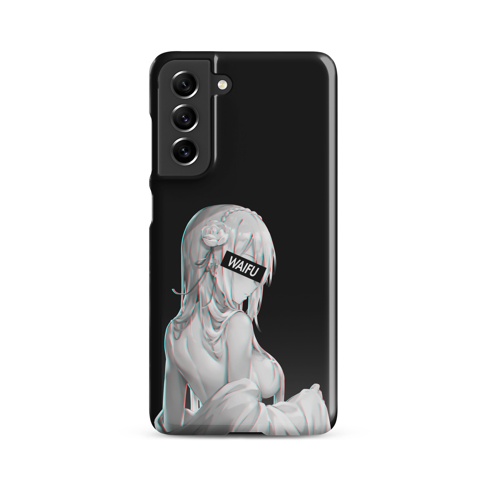Emilia Waifu Material - Black Edition #001 Samsung Premium Case