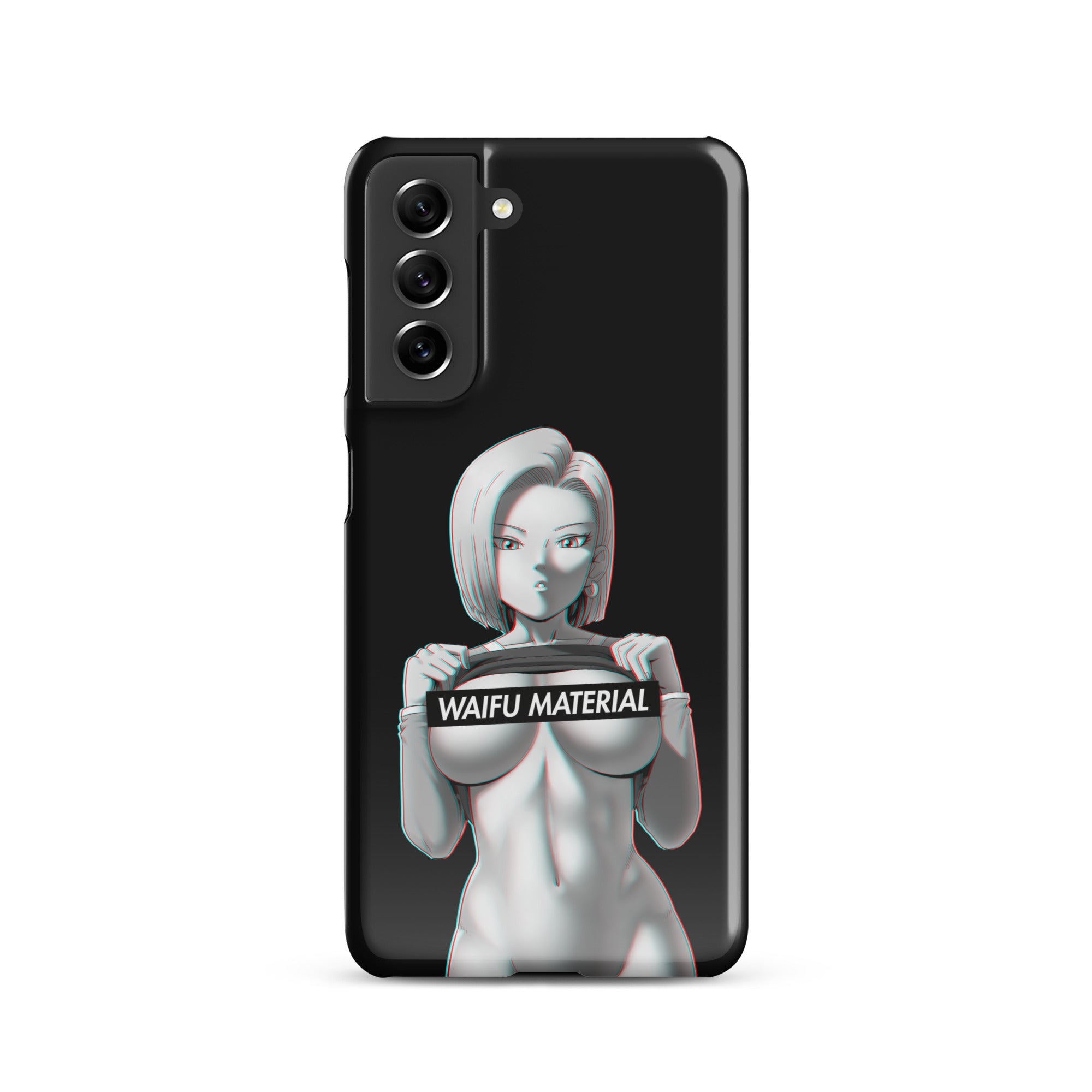 C18 Waifu Material - Black Edition #001 Samsung Premium Case