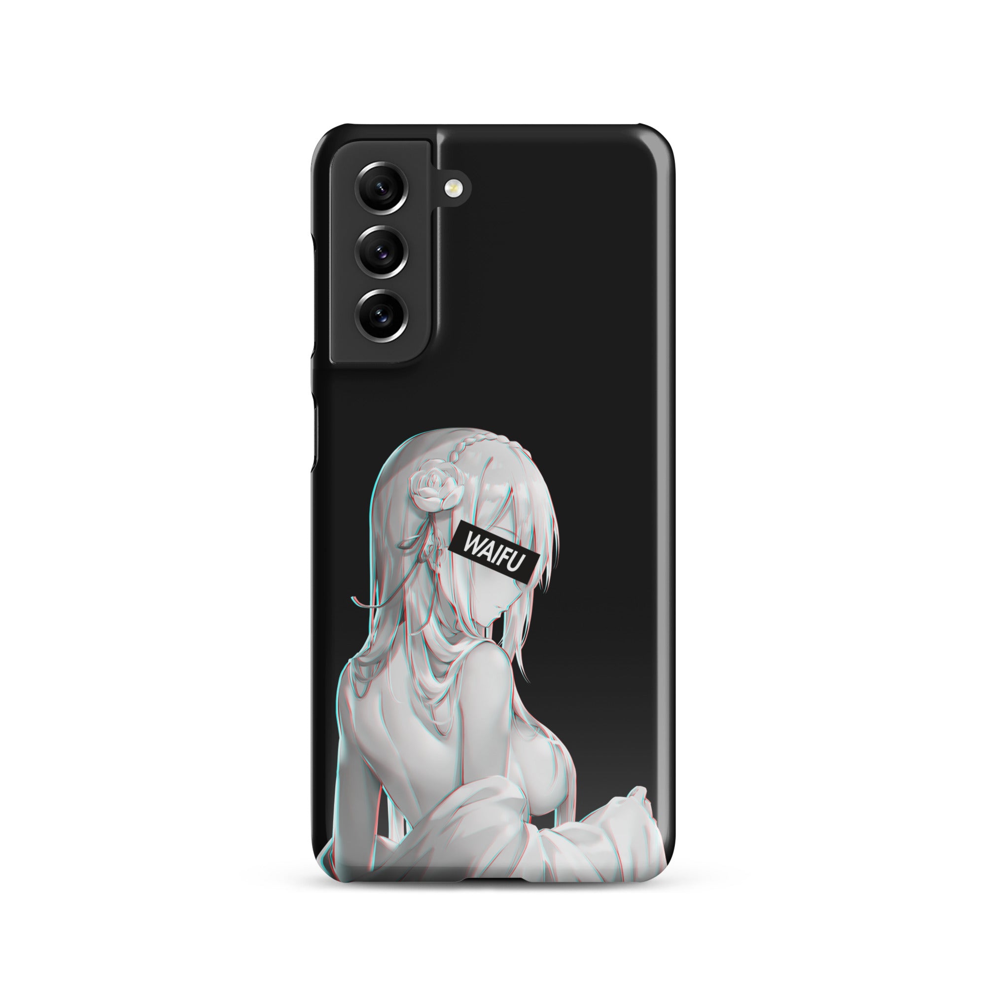 Emilia Waifu Material - Black Edition #001 Samsung Premium Case