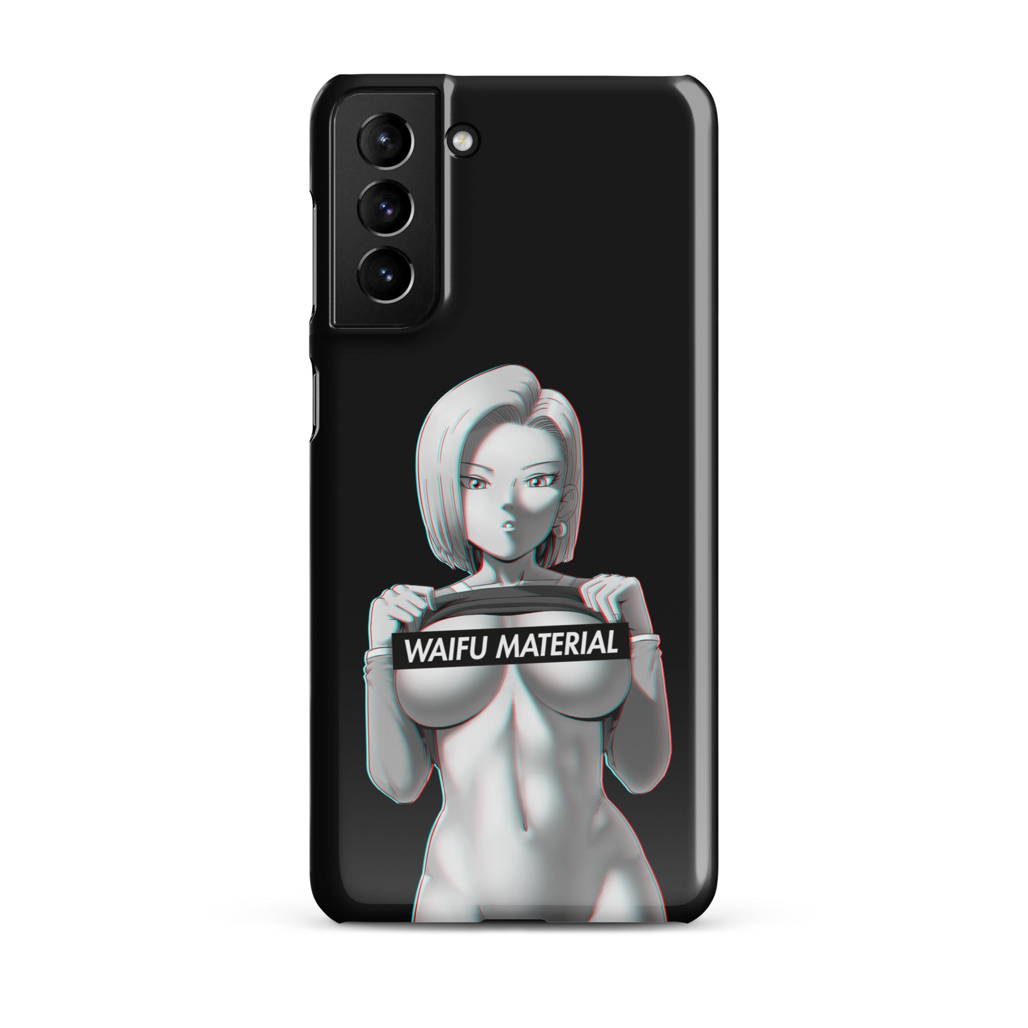 C18 Waifu Material - Black Edition #001 Samsung Premium Case