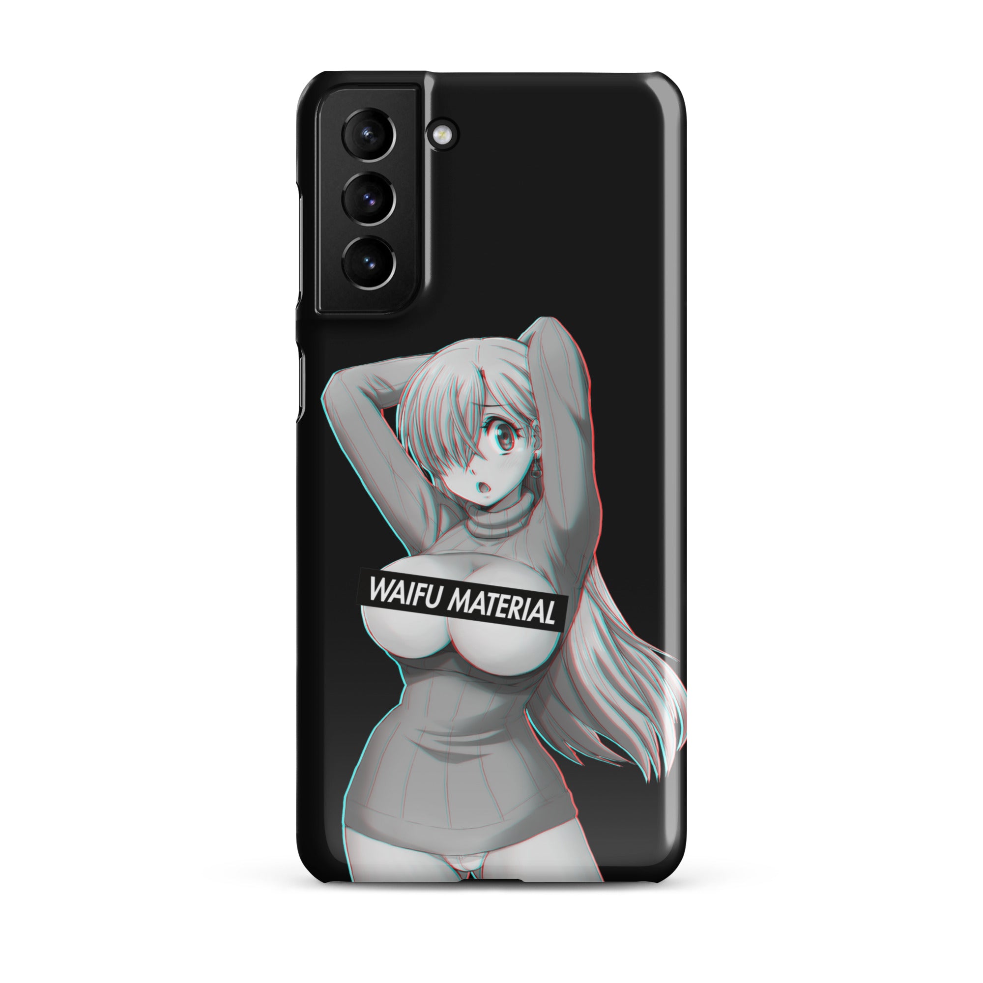 Elizabeth Waifu Material - Black Edition #001 Samsung Premium Case