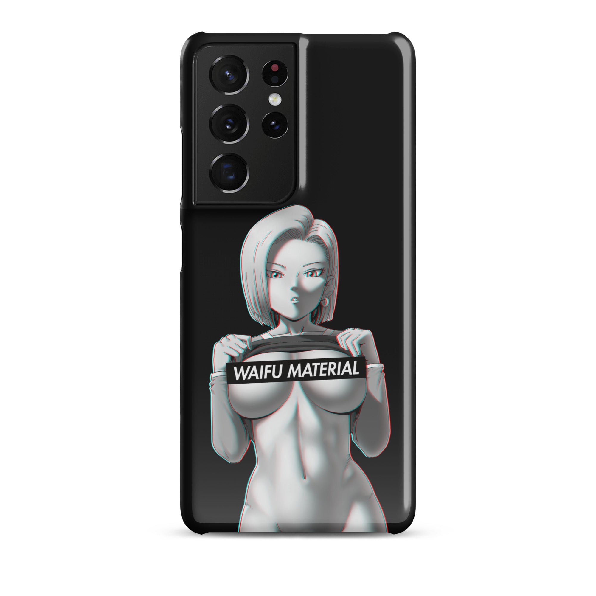 C18 Waifu Material - Black Edition #001 Samsung Premium Case