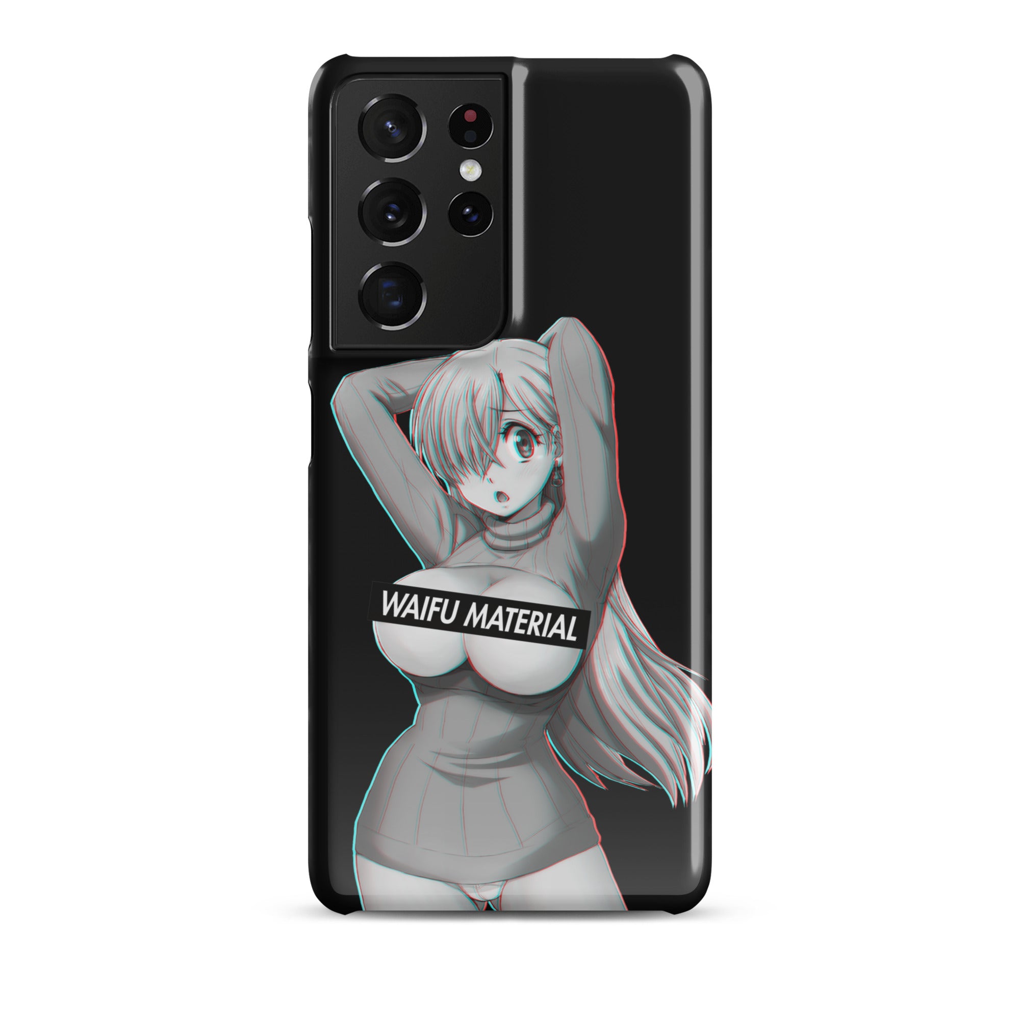 Elizabeth Waifu Material - Black Edition #001 Samsung Premium Case