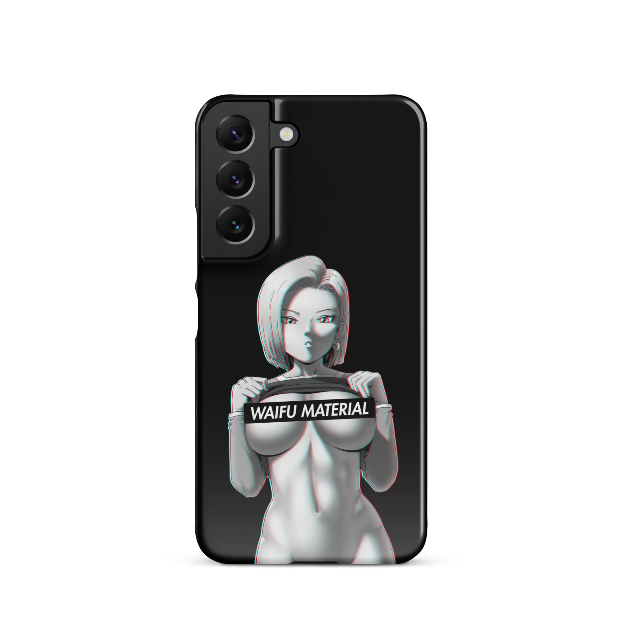 C18 Waifu Material - Black Edition #001 Samsung Premium Case