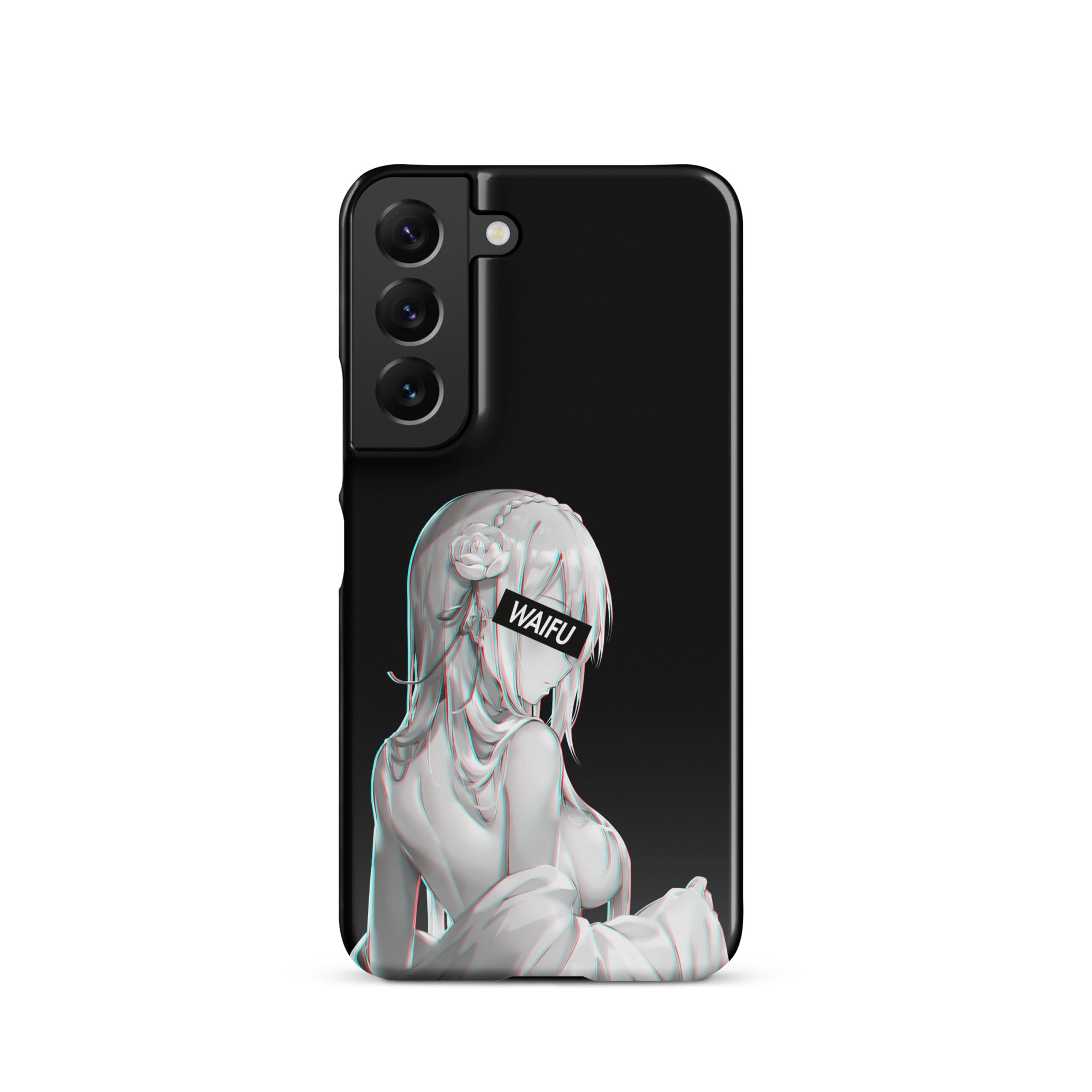 Emilia Waifu Material - Black Edition #001 Samsung Premium Case