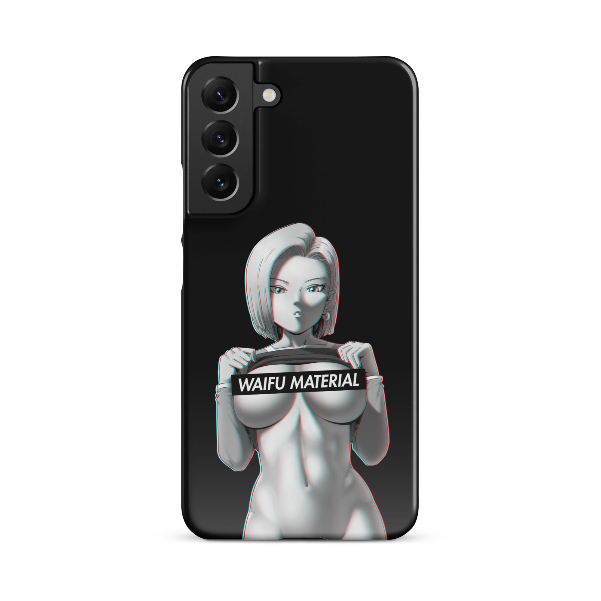 C18 Waifu Material - Black Edition #001 Samsung Premium Case