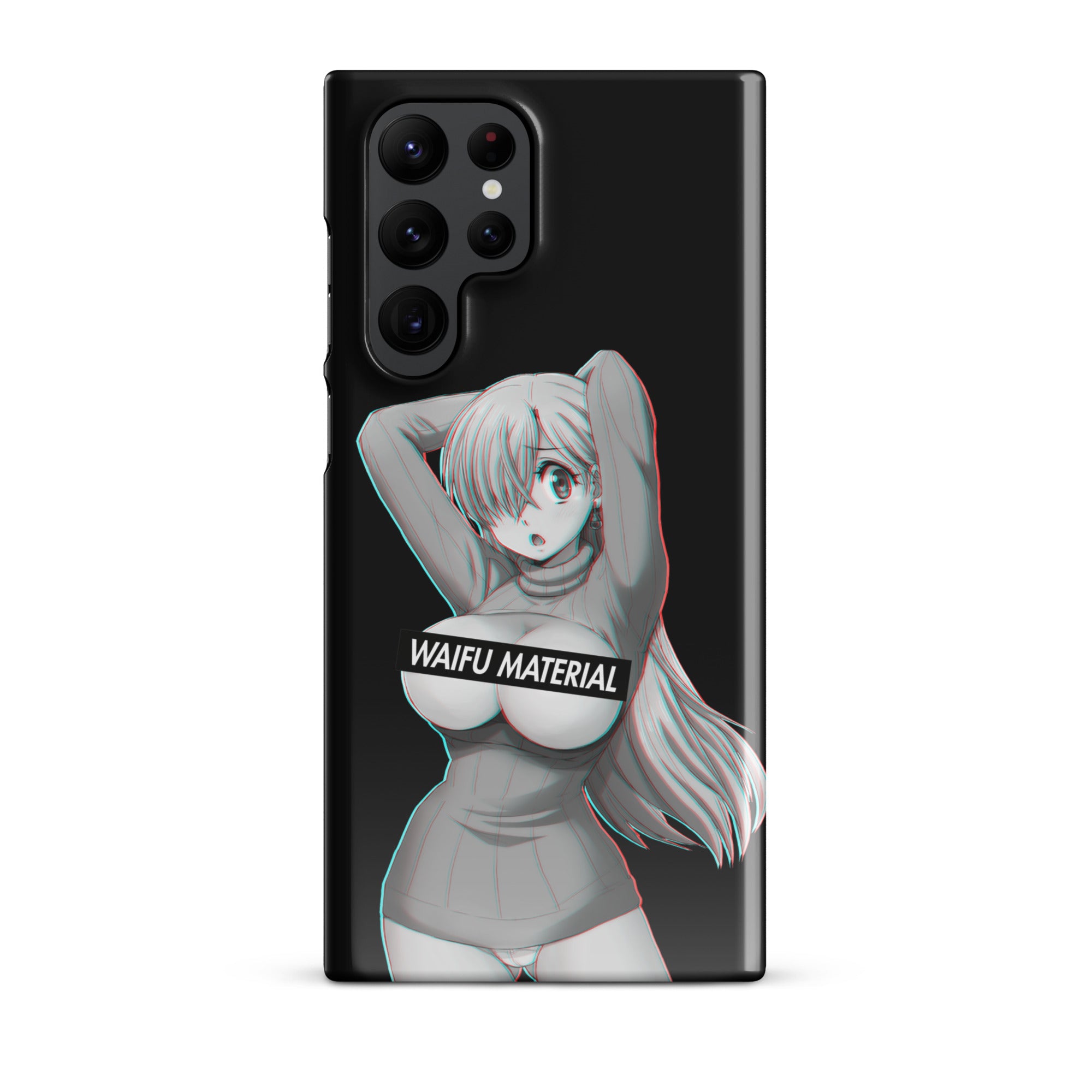 Elizabeth Waifu Material - Black Edition #001 Samsung Premium Case