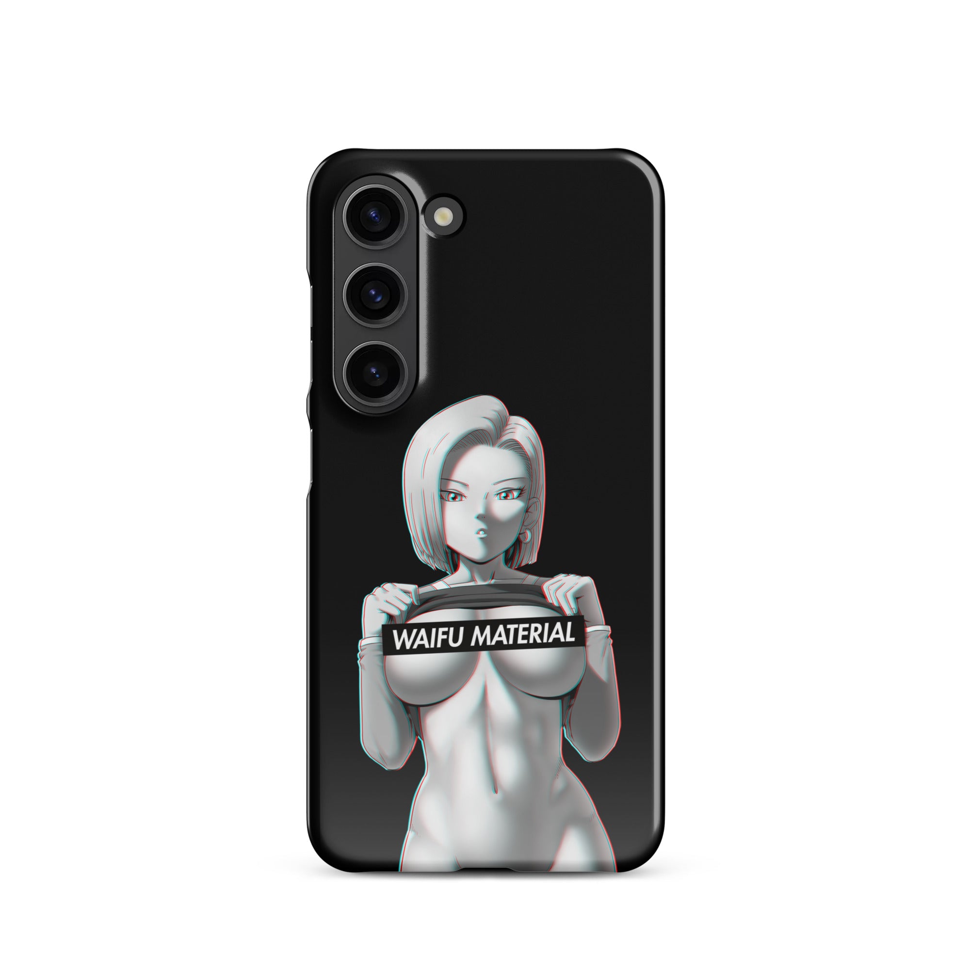 C18 Waifu Material - Black Edition #001 Samsung Premium Case