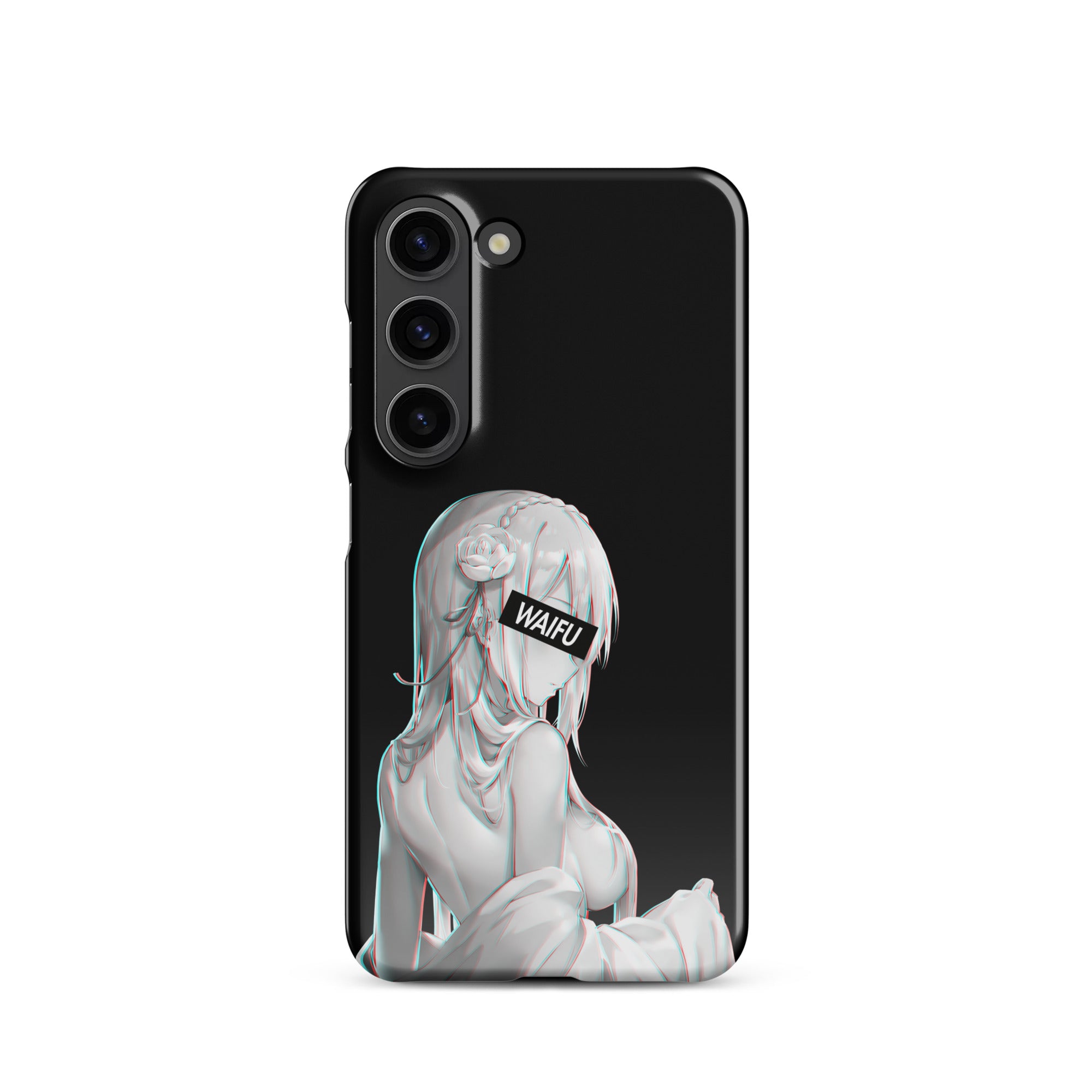 Emilia Waifu Material - Black Edition #001 Samsung Premium Case