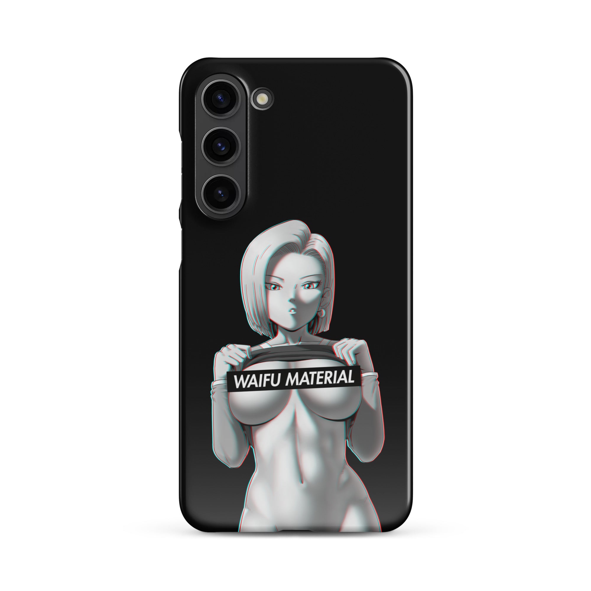 C18 Waifu Material - Black Edition #001 Samsung Premium Case