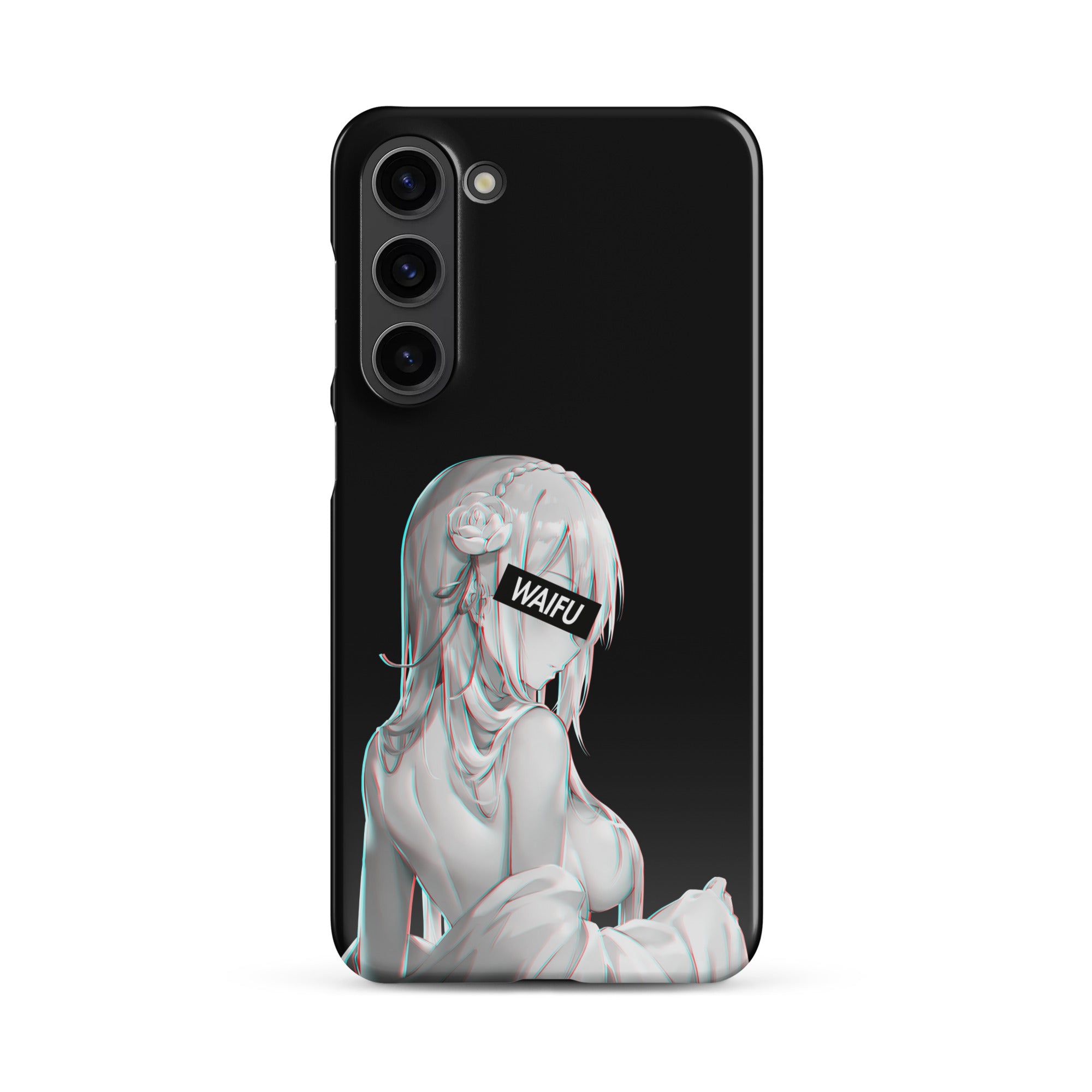 Emilia Waifu Material - Black Edition #001 Samsung Premium Case