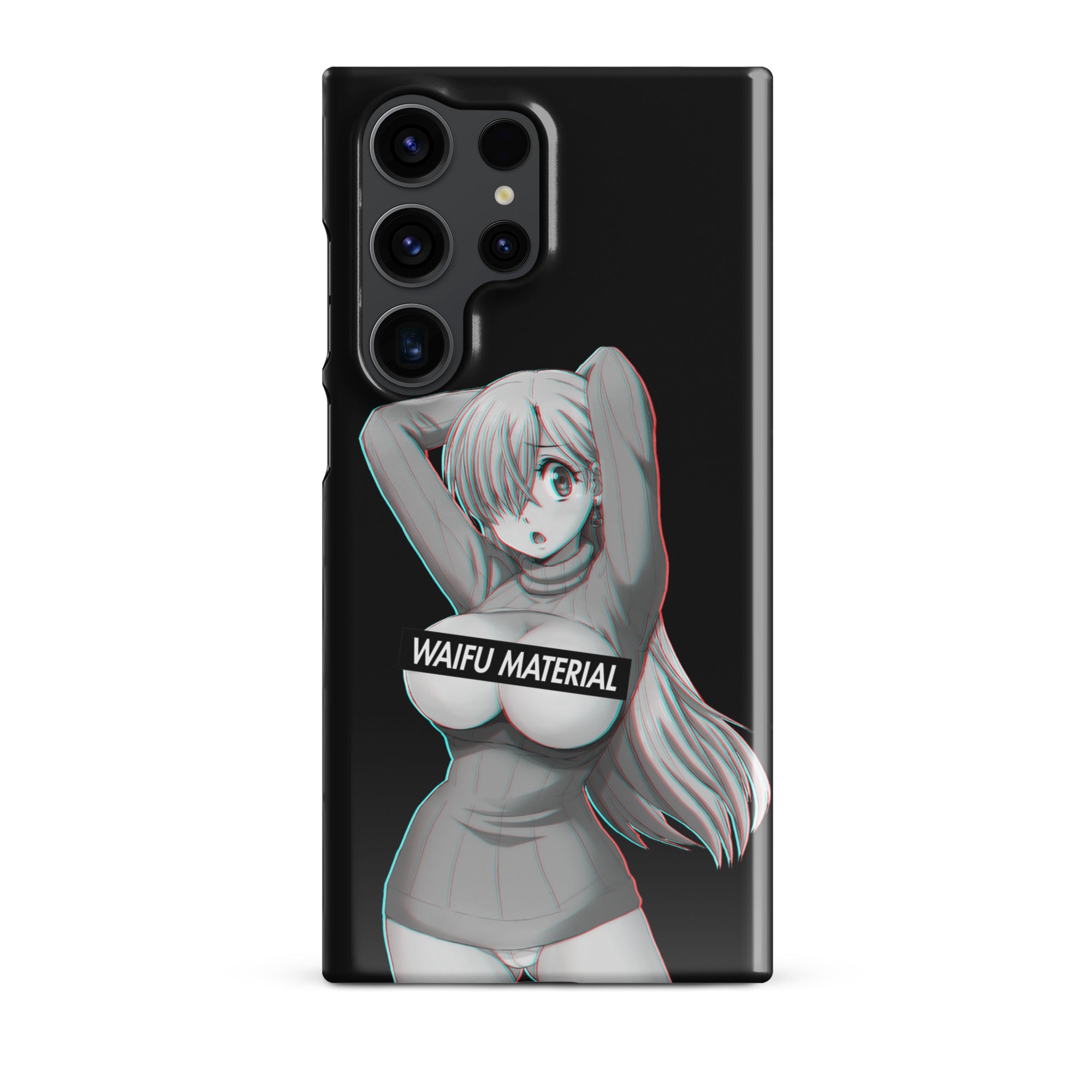 Elizabeth Waifu Material - Black Edition #001 Samsung Premium Case