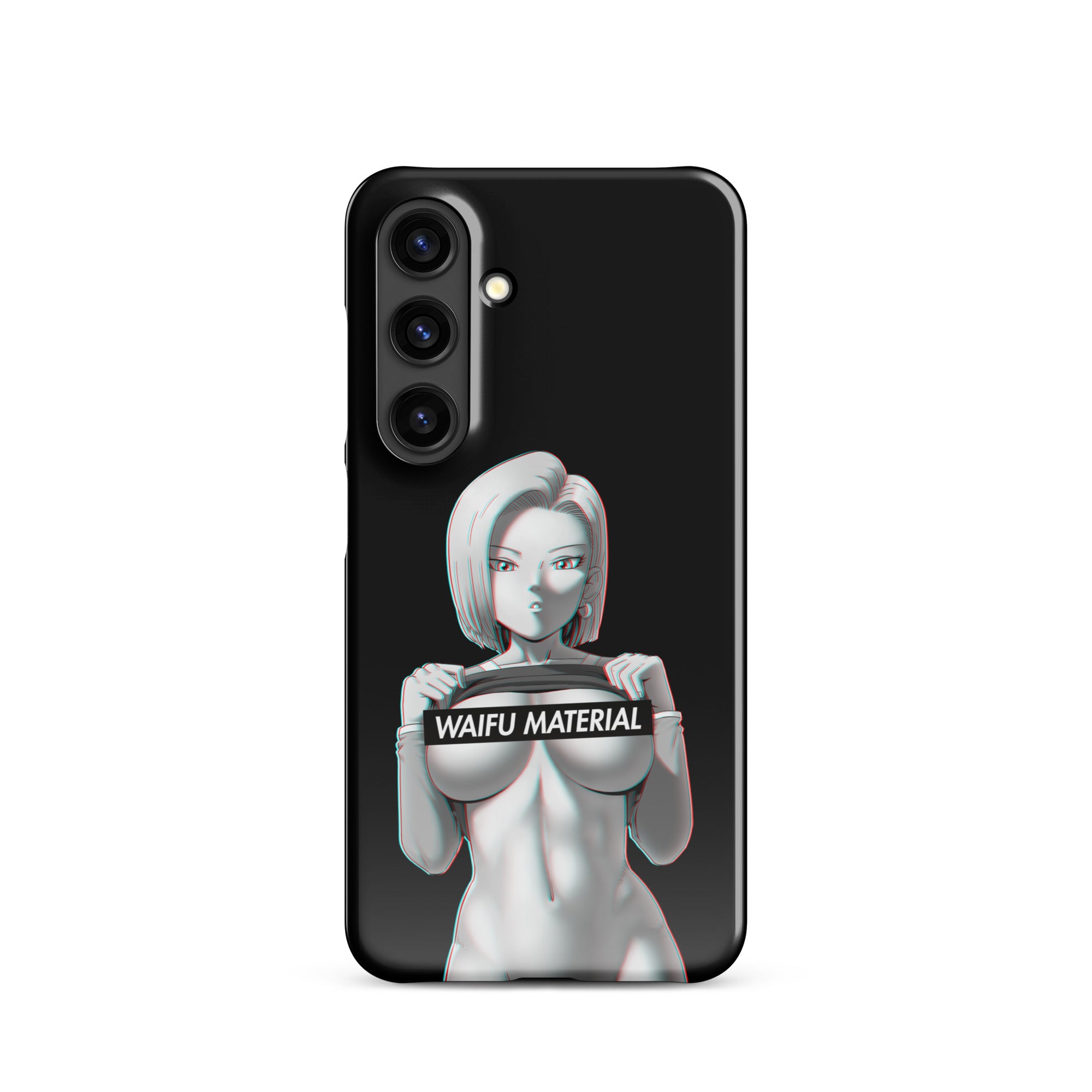C18 Waifu Material - Black Edition #001 Samsung Premium Case
