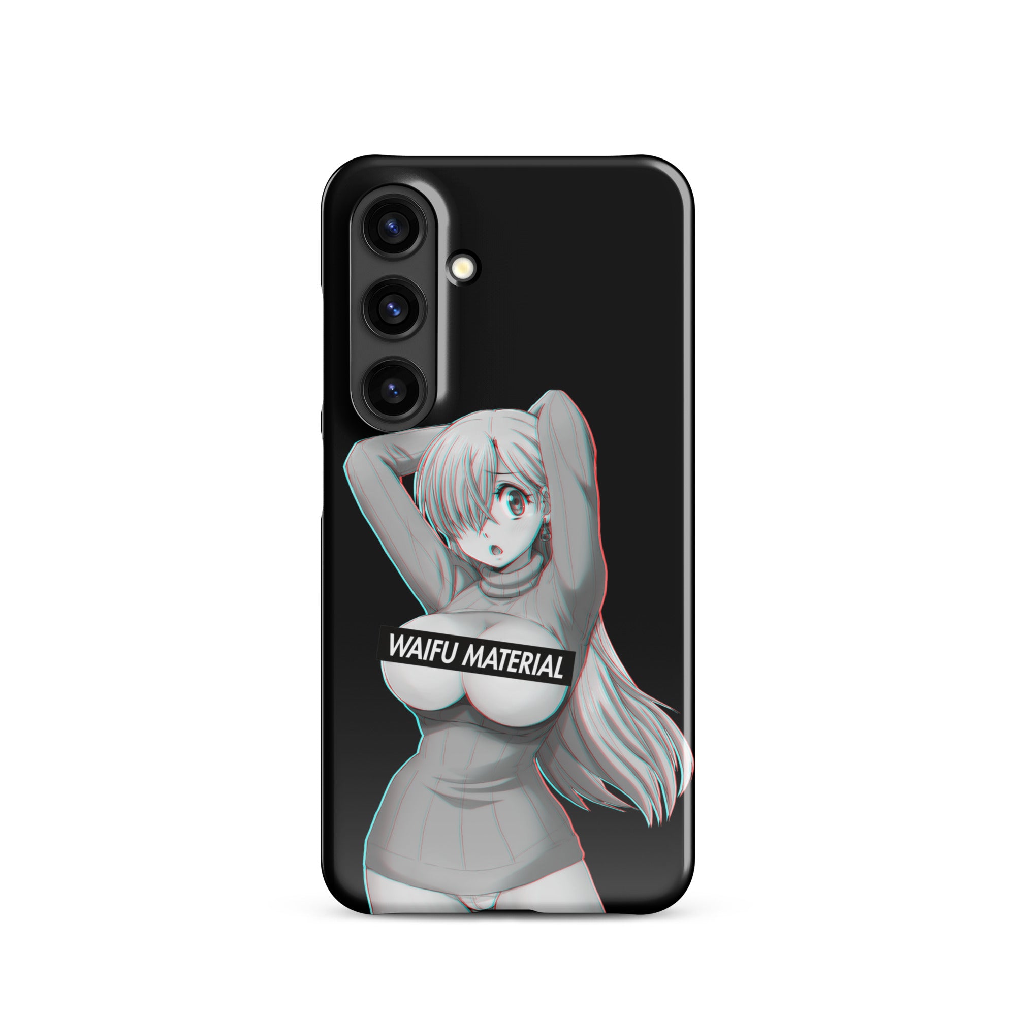 Elizabeth Waifu Material - Black Edition #001 Samsung Premium Case
