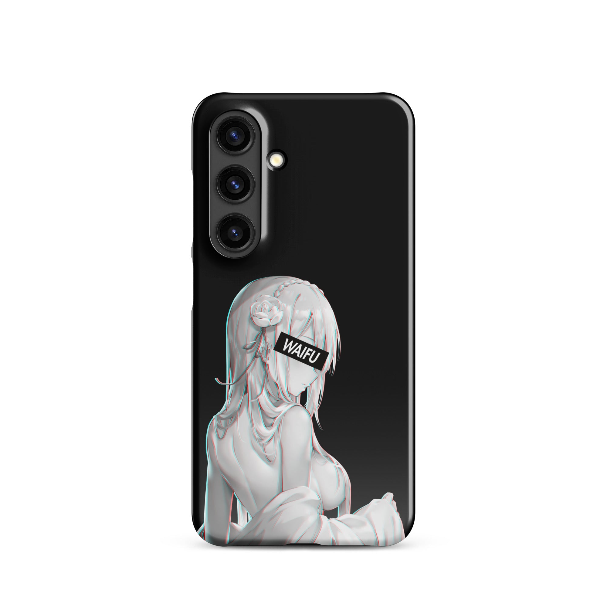 Emilia Waifu Material - Black Edition #001 Samsung Premium Case