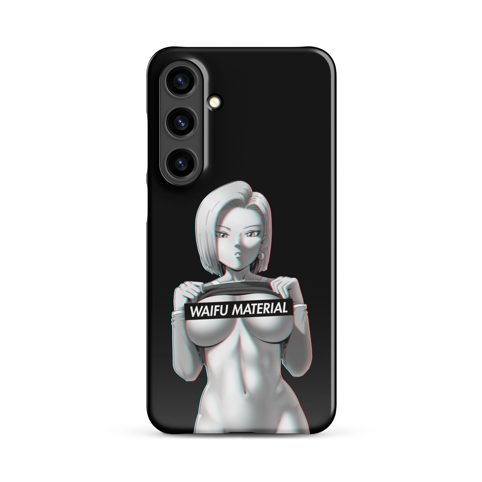 C18 Waifu Material - Black Edition #001 Samsung Premium Case