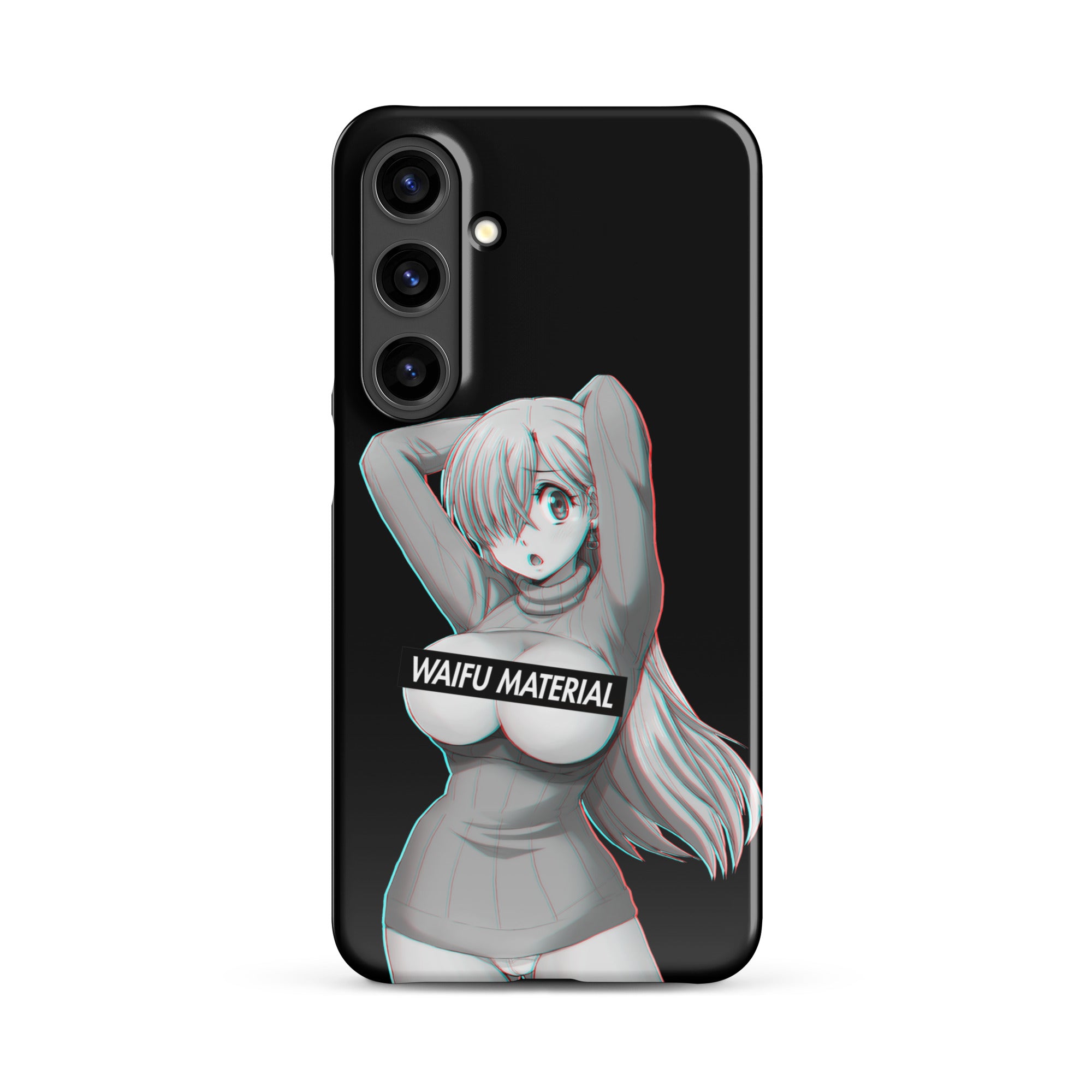 Elizabeth Waifu Material - Black Edition #001 Samsung Premium Case