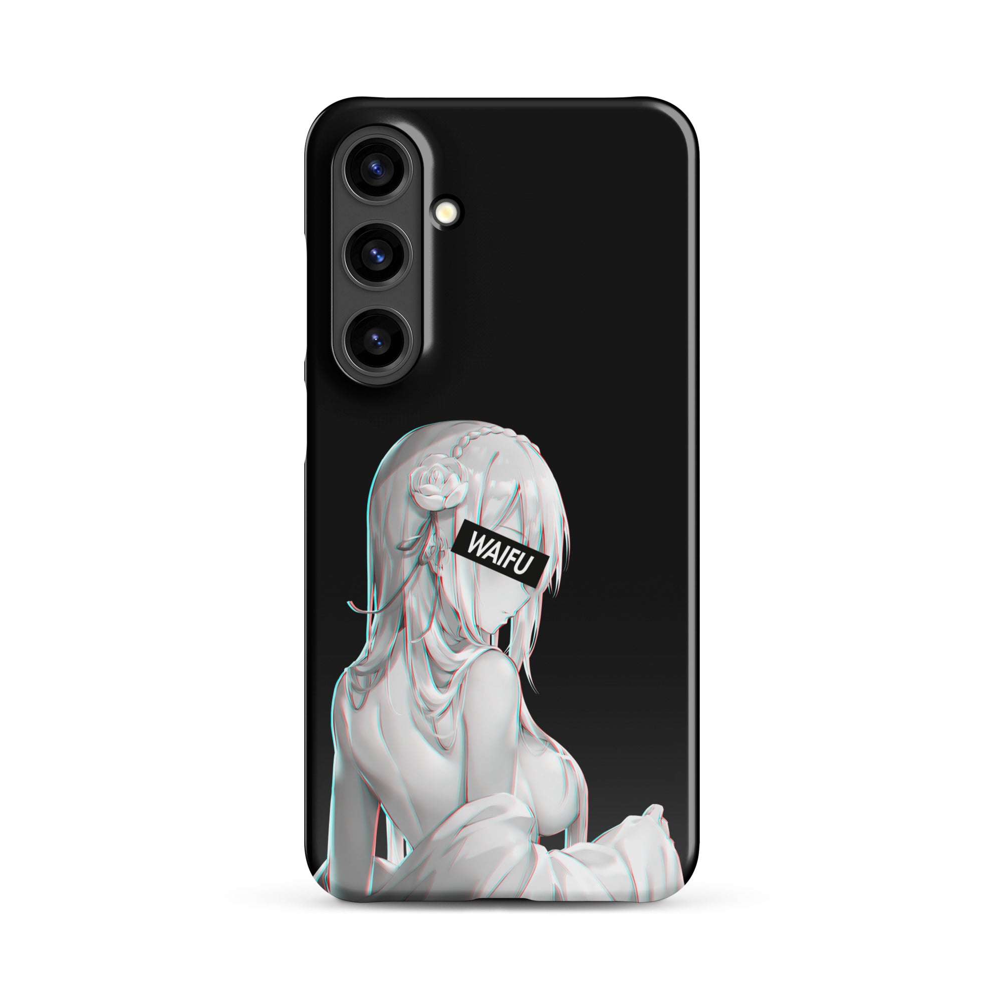 Emilia Waifu Material - Black Edition #001 Samsung Premium Case
