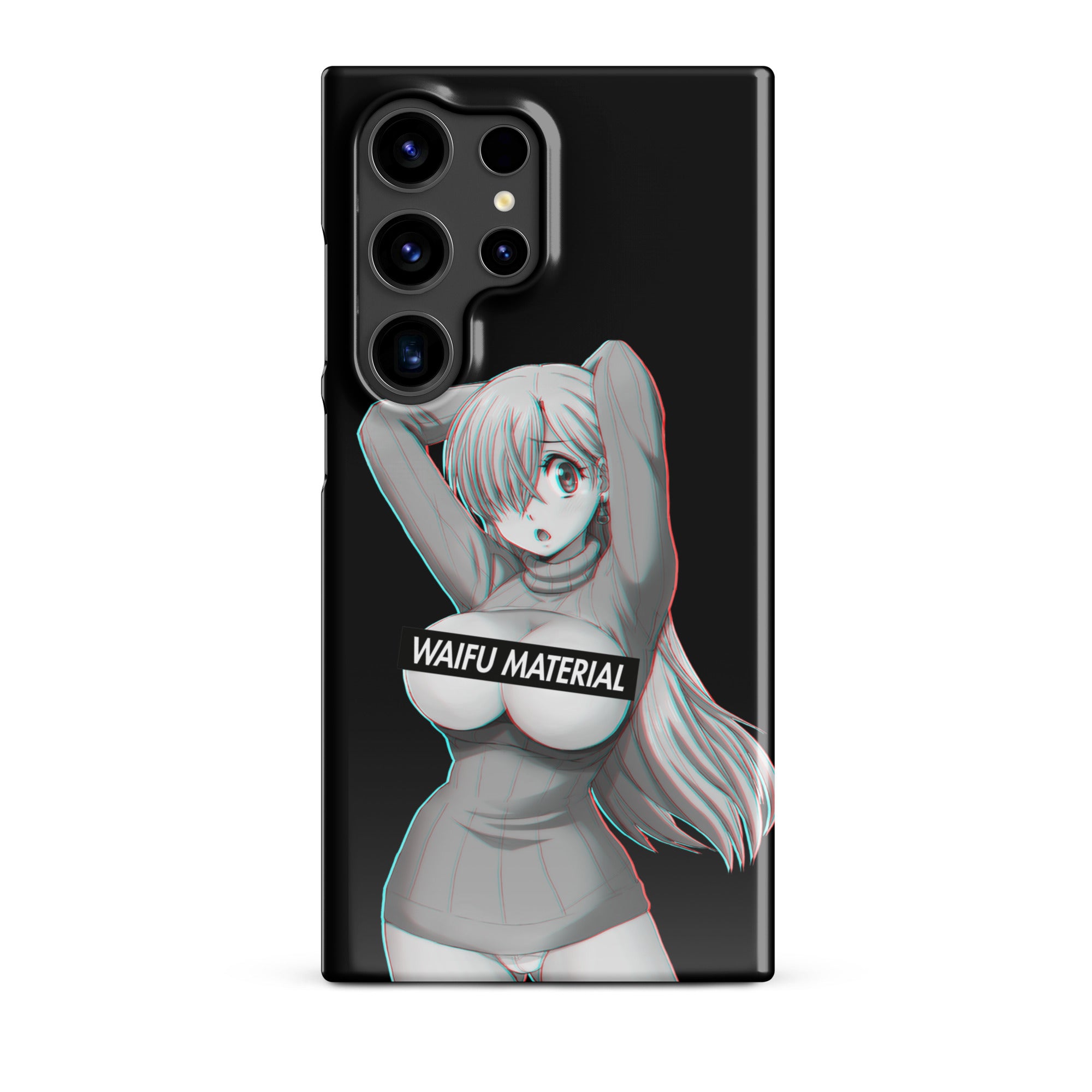 Elizabeth Waifu Material - Black Edition #001 Samsung Premium Case