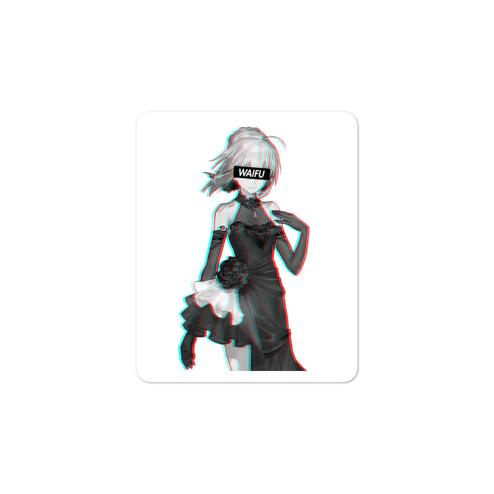 Saber Waifu Material #007 Kiss Cut Premium Sticker