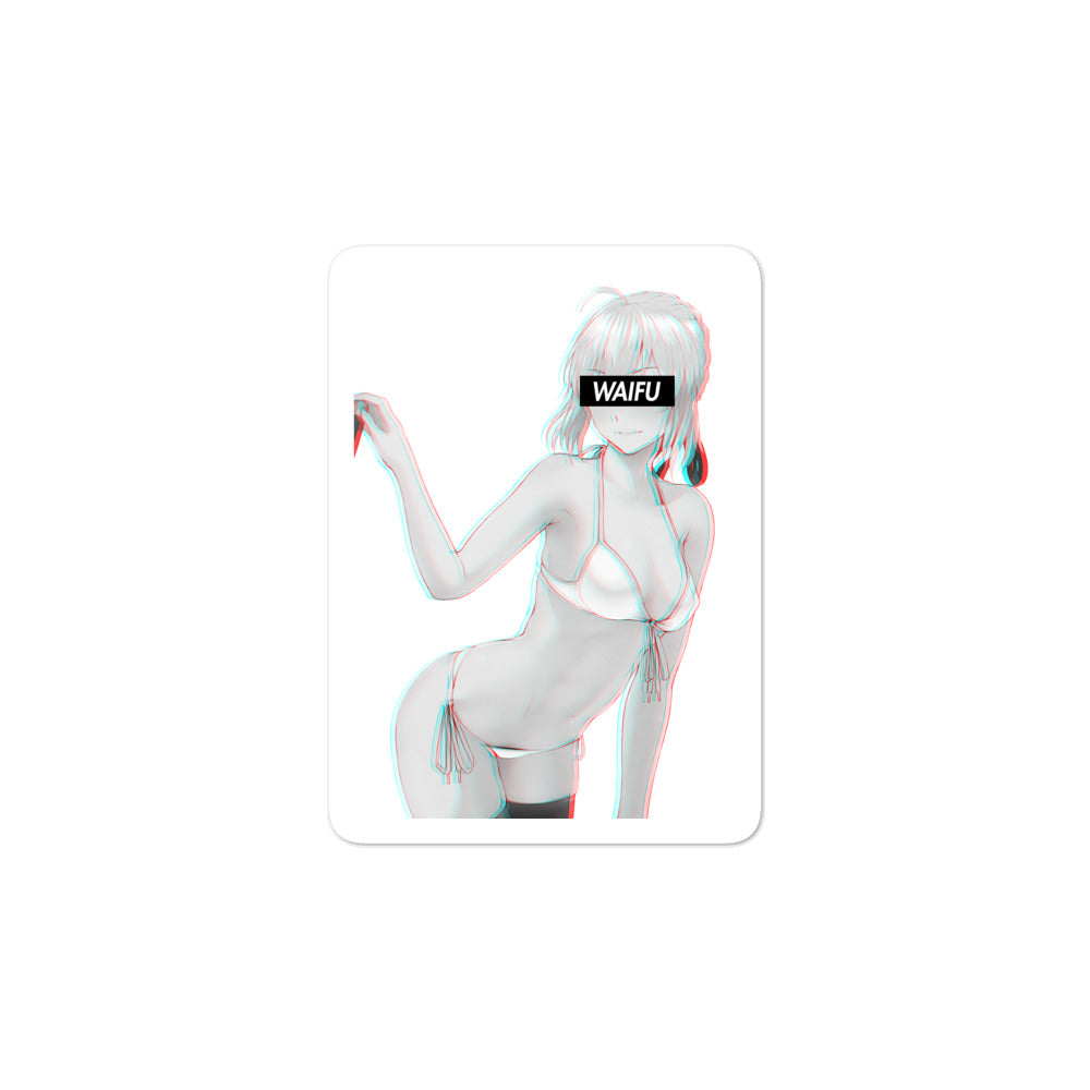 Saber Waifu Material #006 Kiss Cut Premium Sticker