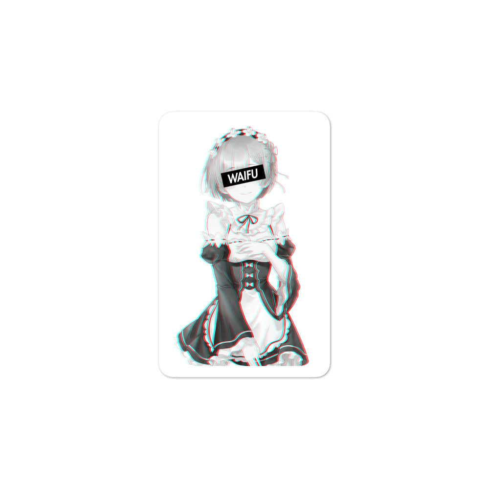 Rem Waifu Material #002 Kiss Cut Premium Sticker