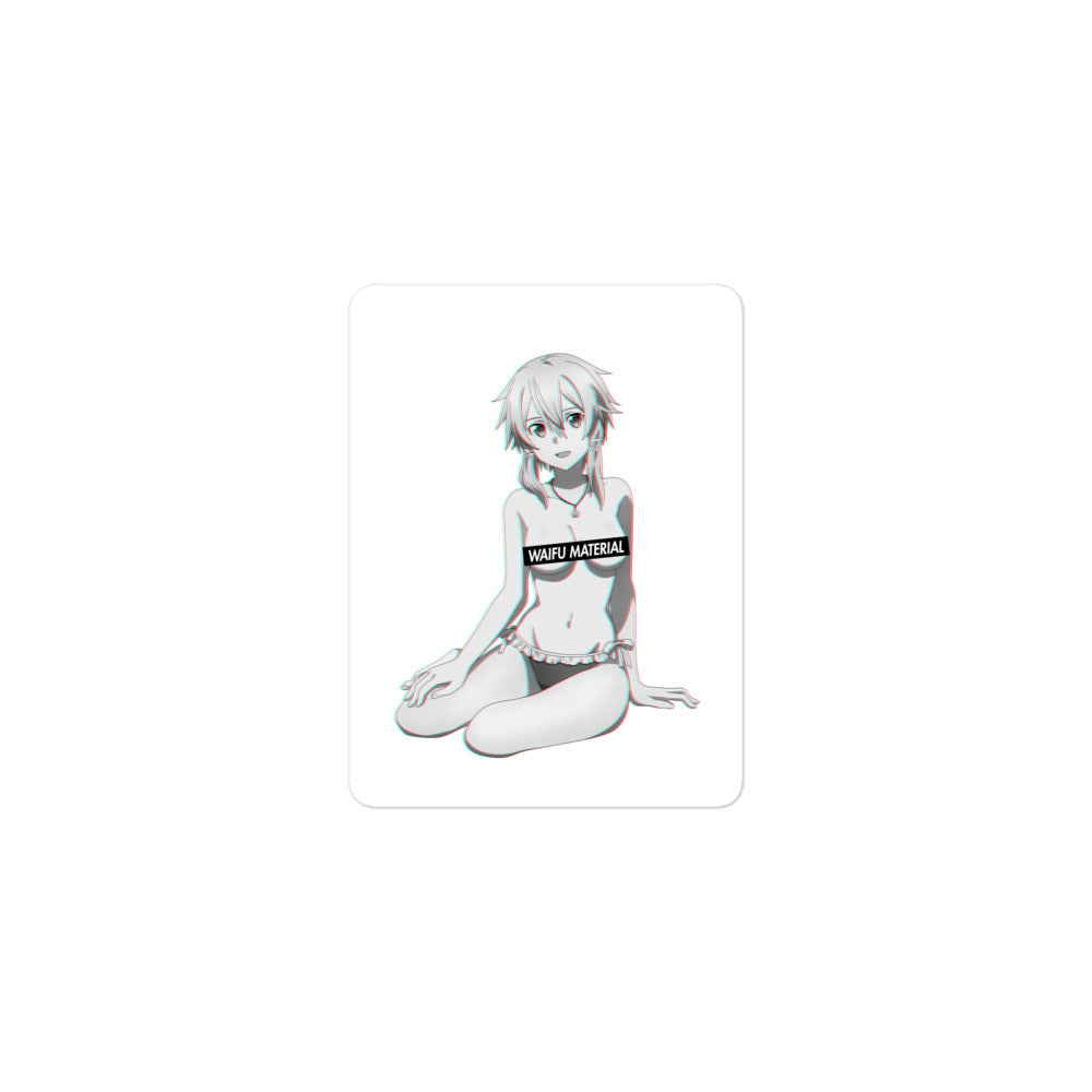Sinon Waifu Material #006 Kiss Cut Premium Sticker
