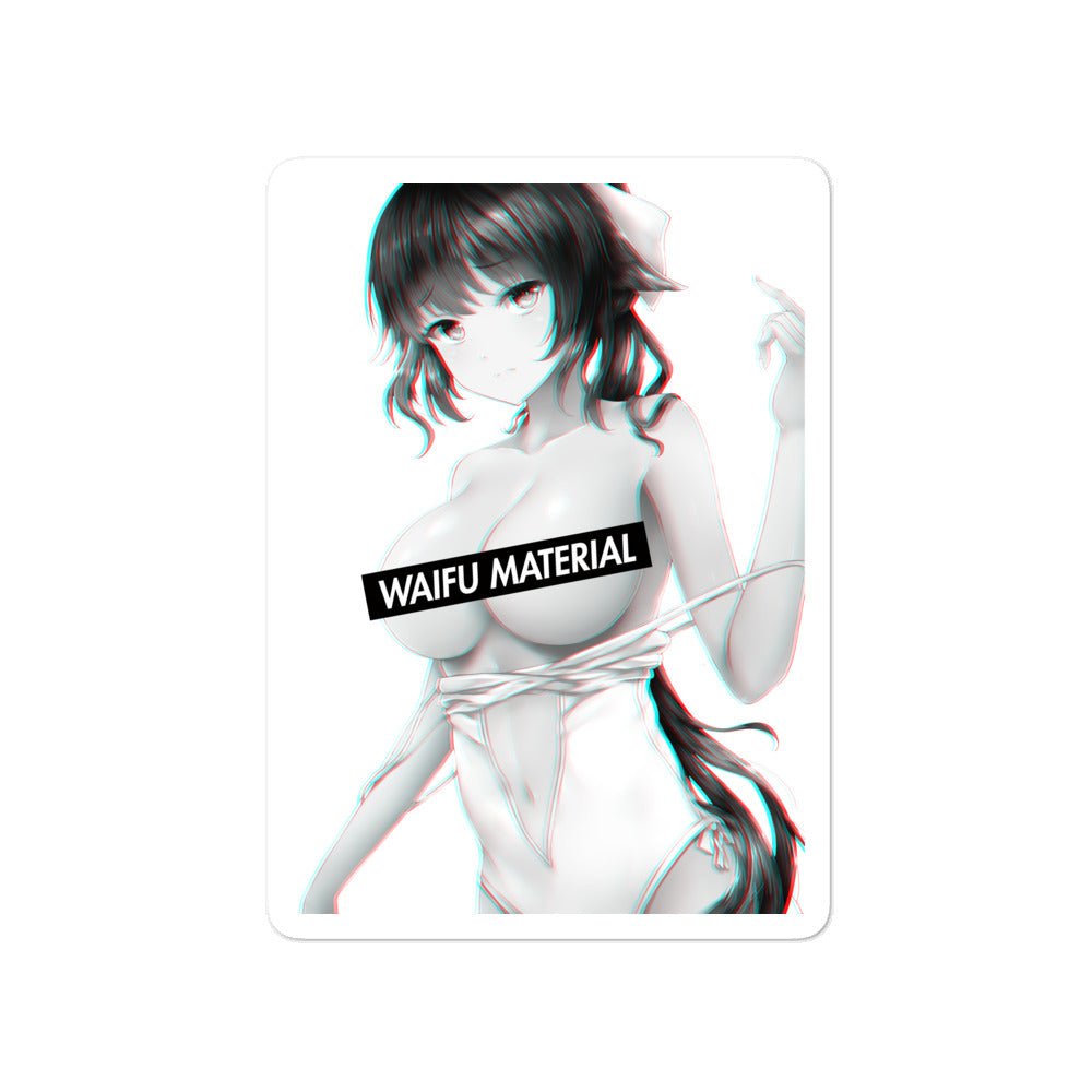 Takao Waifu Material #001 Kiss Cut Premium Sticker