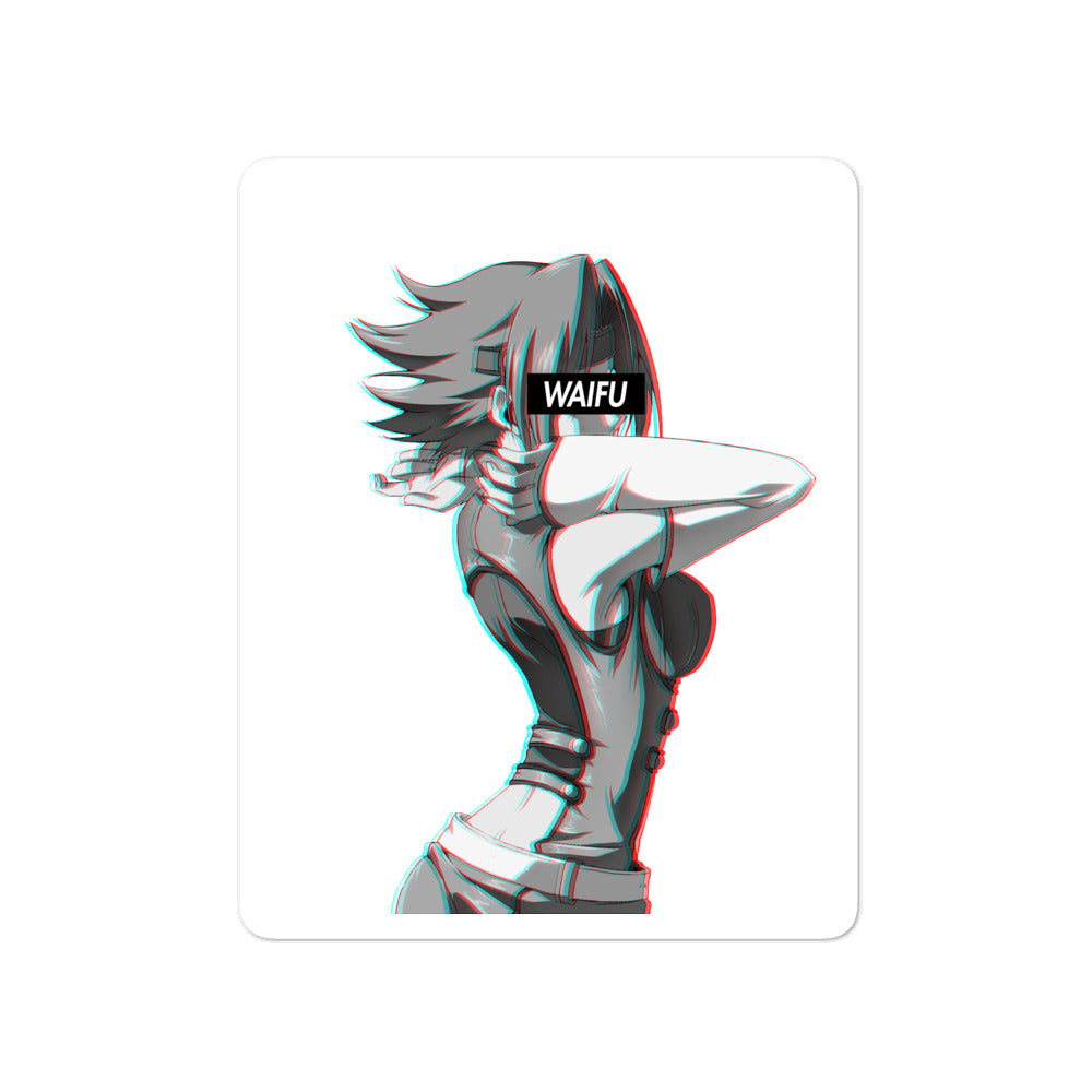 Kallen Waifu Material #002 Kiss Cut Premium Sticker