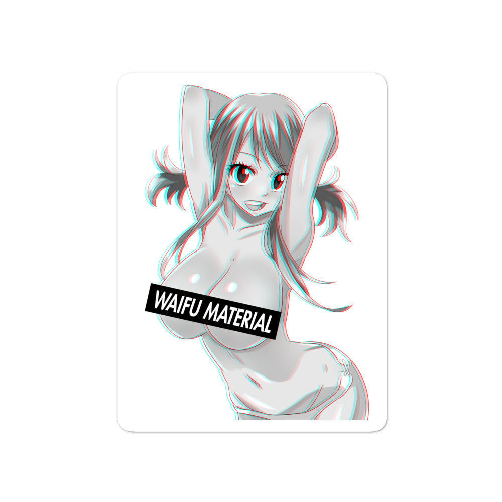 Lucy Waifu Material #003 Kiss Cut Premium Sticker