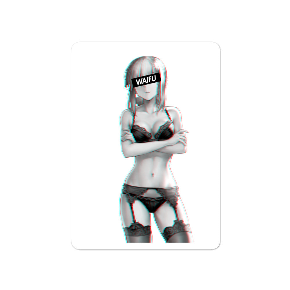 Lancer Alter Waifu Material #001 Kiss Cut Premium Sticker
