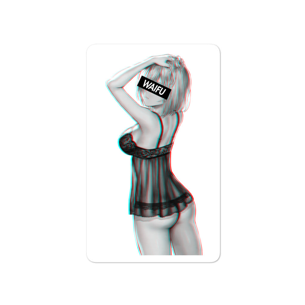 Mash Waifu Material #001 Kiss Cut Premium Sticker