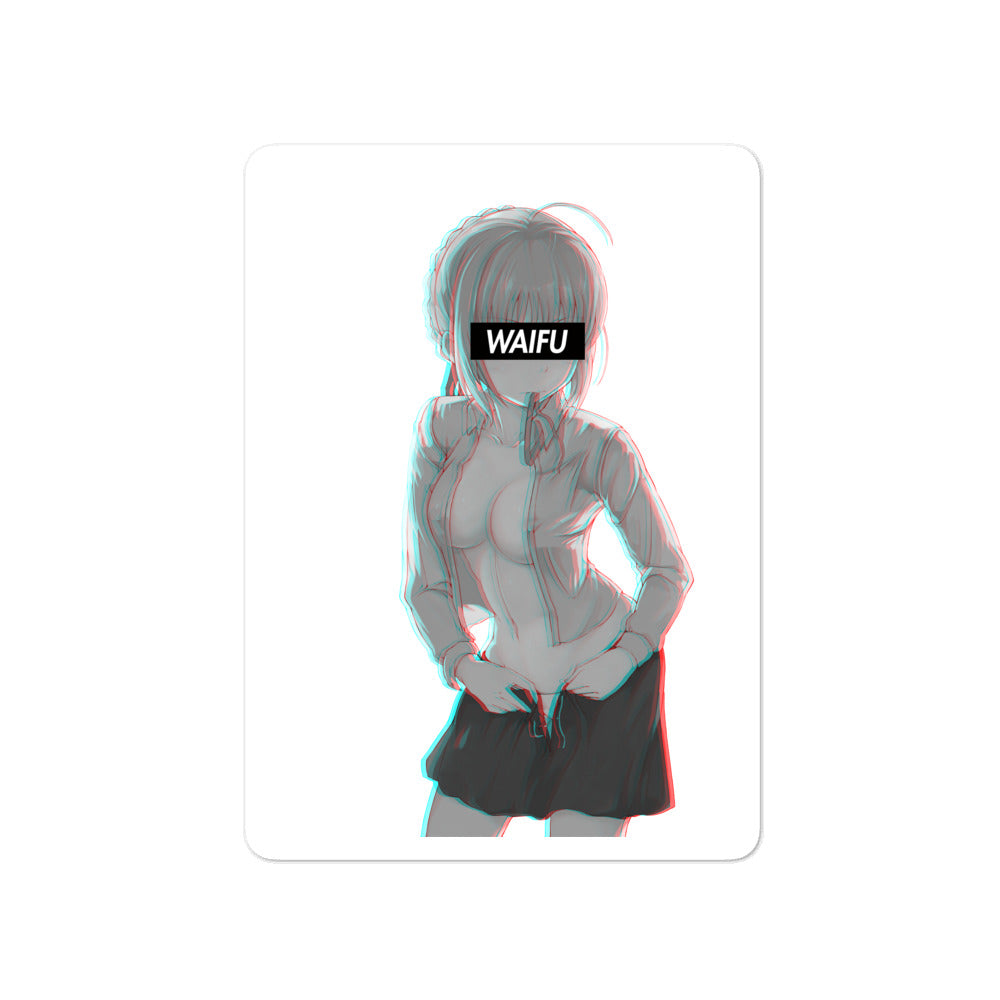 Saber Waifu Material #004 Kiss Cut Premium Sticker