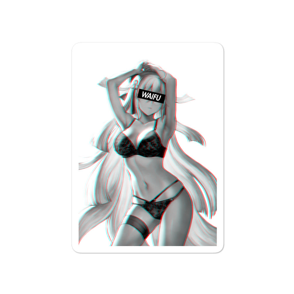 Sakura Saber Waifu Material #001 Kiss Cut Premium Sticker