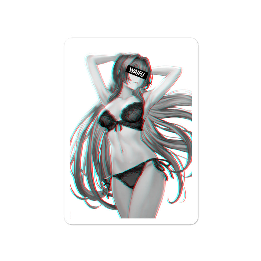 Scathach Waifu Material #001 Kiss Cut Premium Sticker