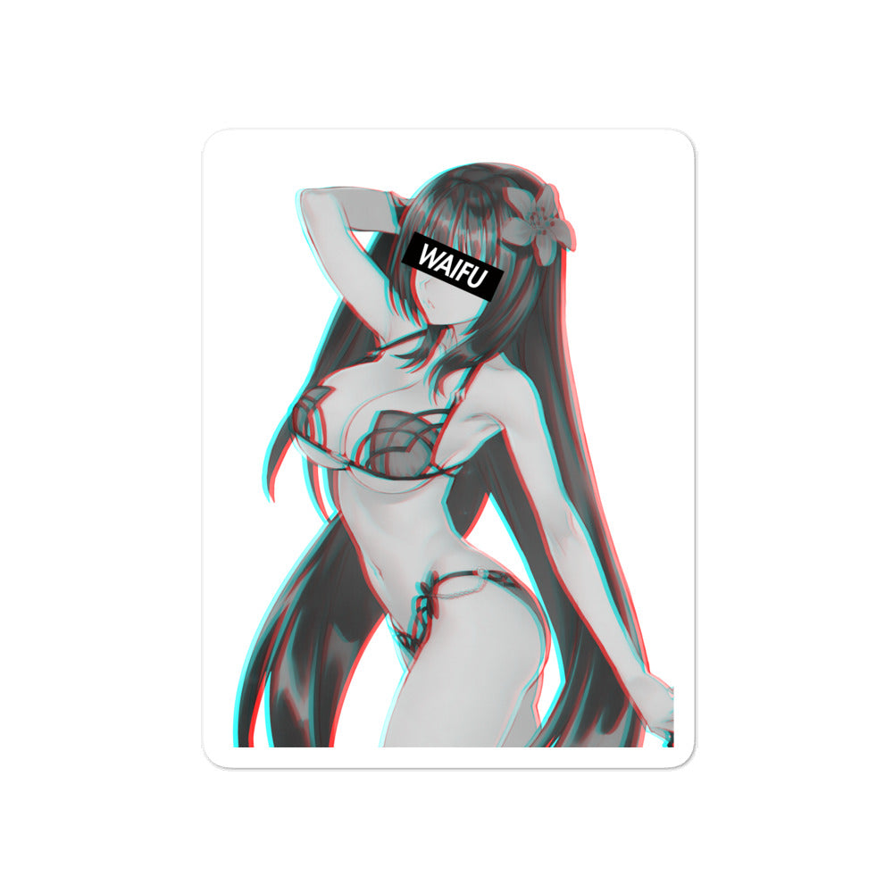 Scathach Waifu Material #004 Kiss Cut Premium Sticker
