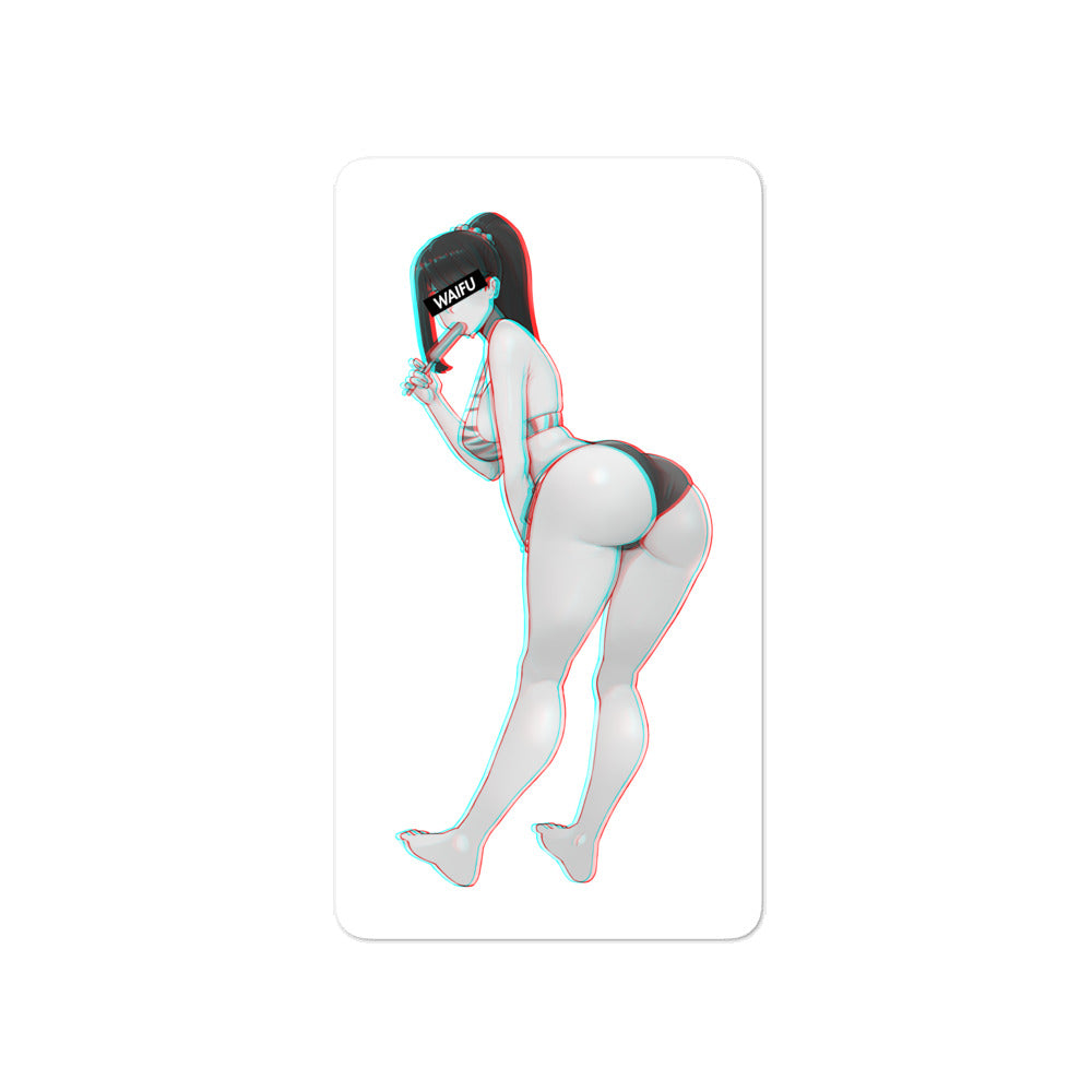 Rikka Waifu Material #001 Kiss Cut Premium Sticker