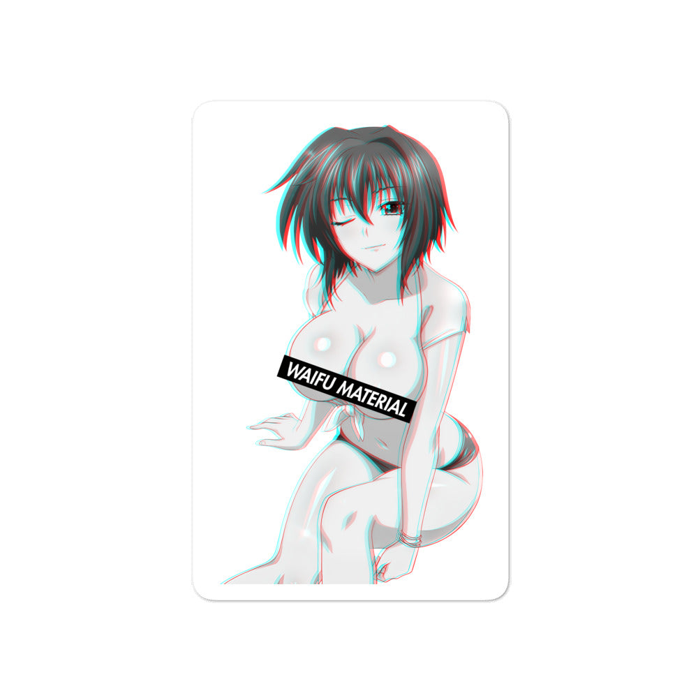 Xenovia Waifu Material #003 Kiss Cut Premium Sticker