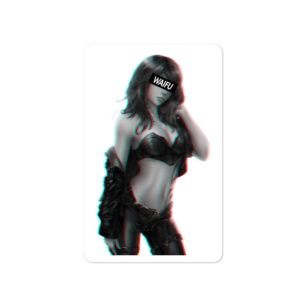 Katarina Waifu Material #001 Kiss Cut Premium Sticker