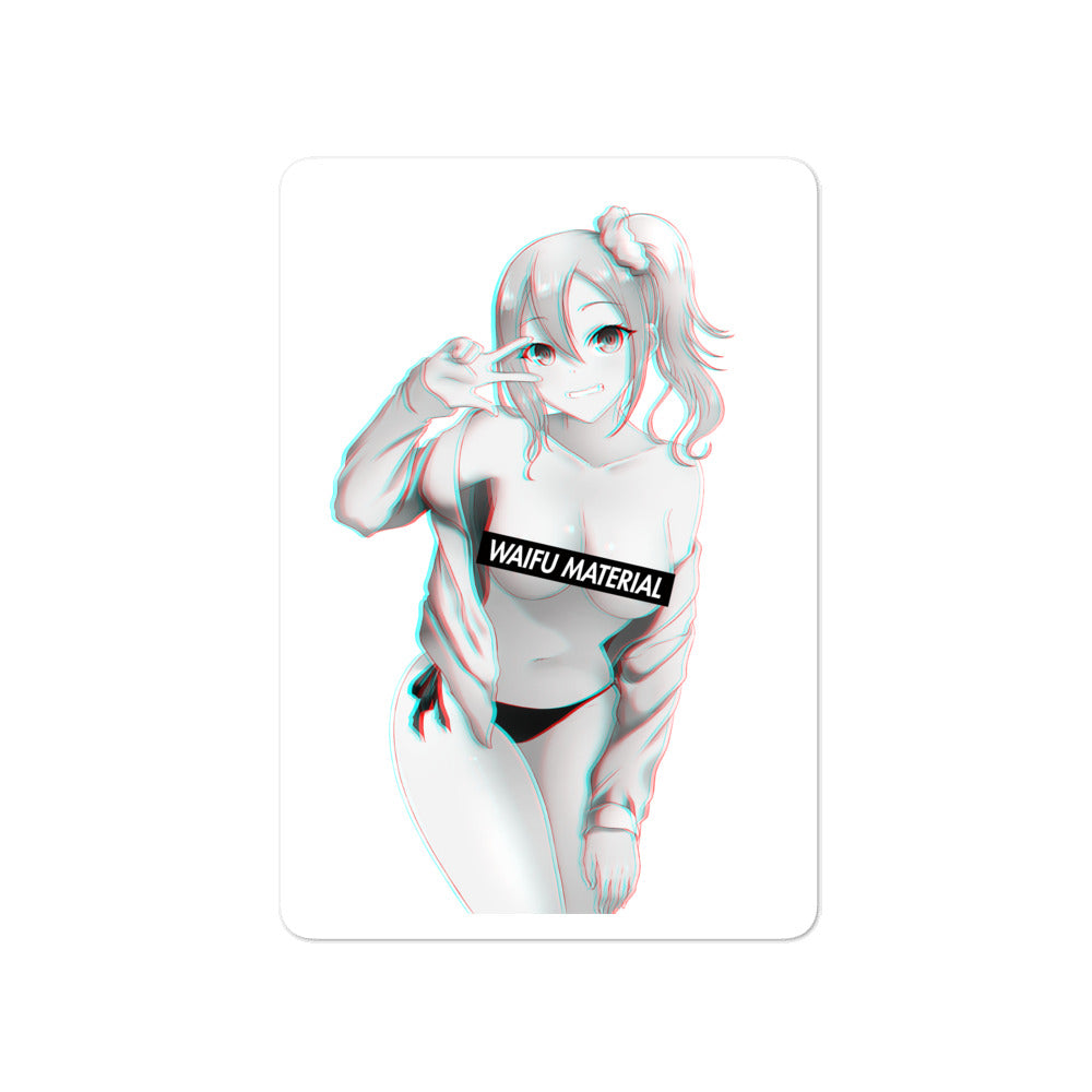Hayasaka Waifu Material #002 Kiss Cut Premium Sticker