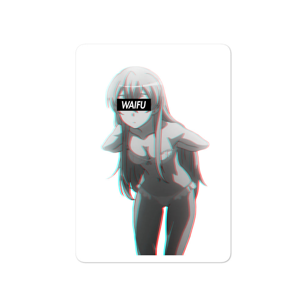 Mine Waifu Material #001 Kiss Cut Premium Sticker