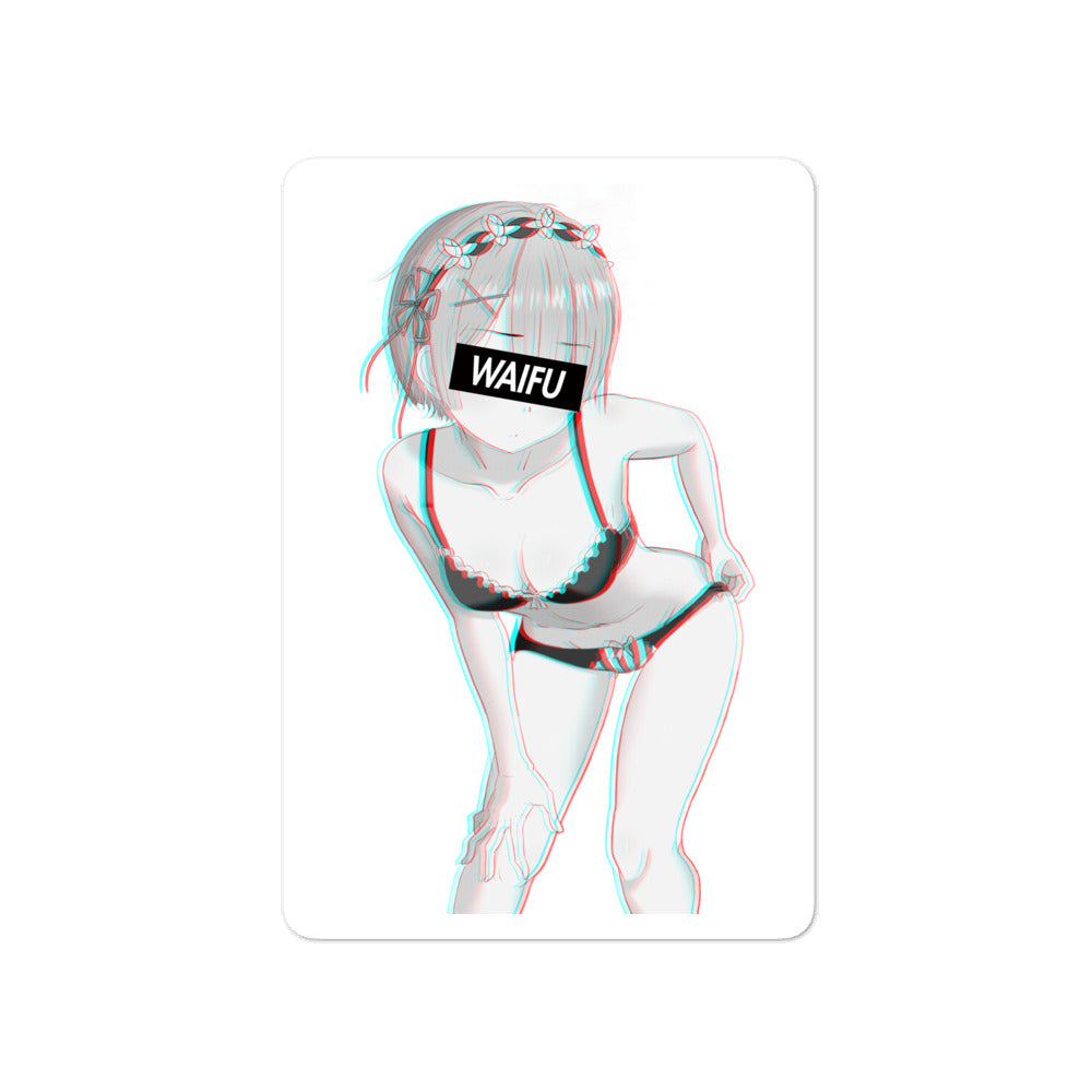 Ram Waifu Material #003 Kiss Cut Premium Sticker